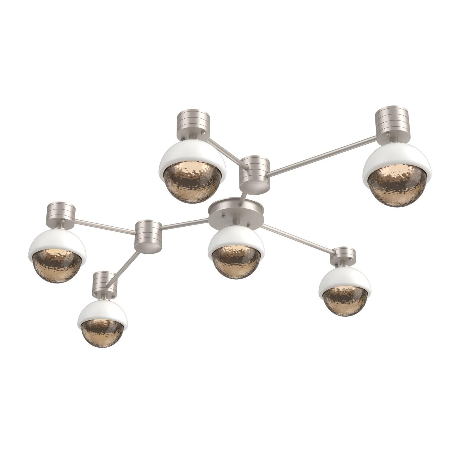 Shown in Beige Silver finish and Bronze glass and Salt White accent