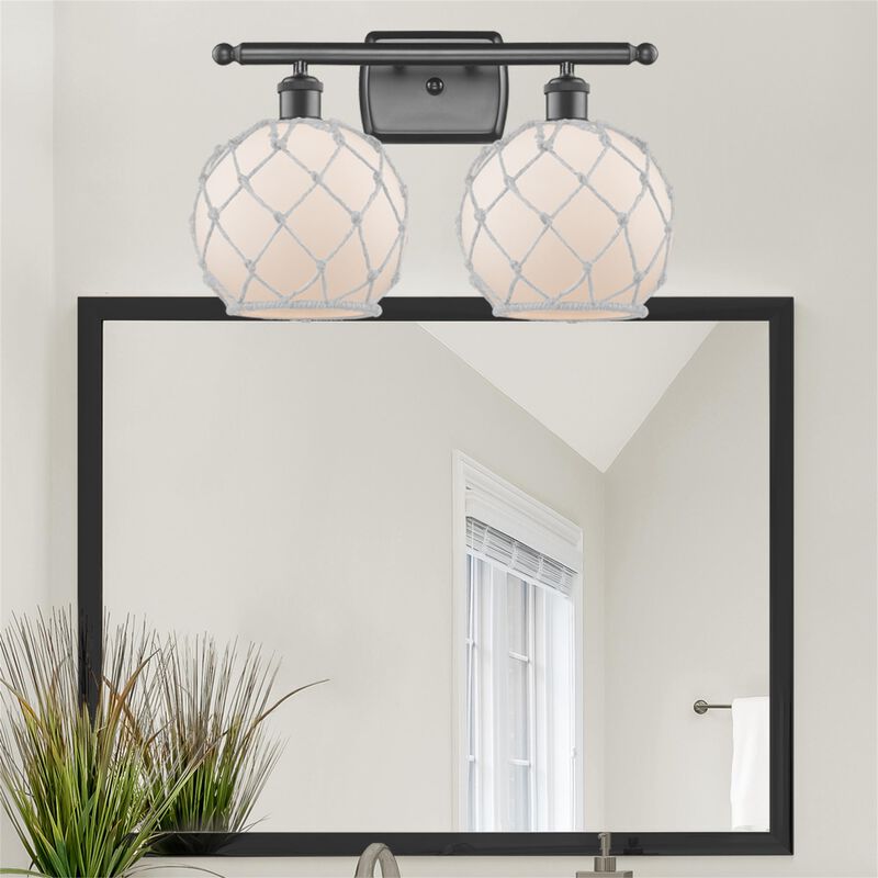 Bruno Marashlian Farmhouse Rope 18 Inch Bath Vanity Light by Innovations Lighting