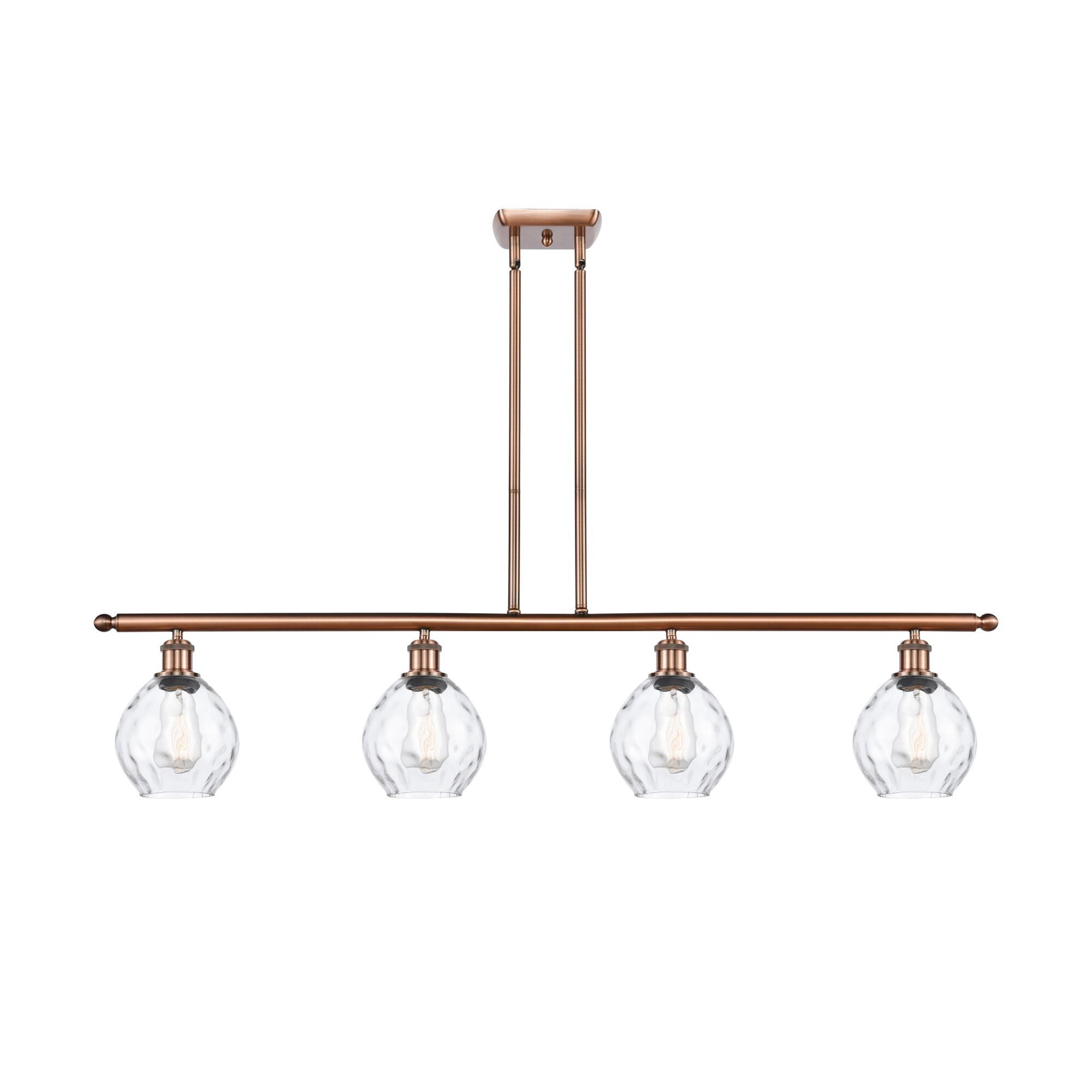 Bruno Marashlian Small Waverly 48 Inch 4 Light Linear Suspension Light by Innovations Lighting