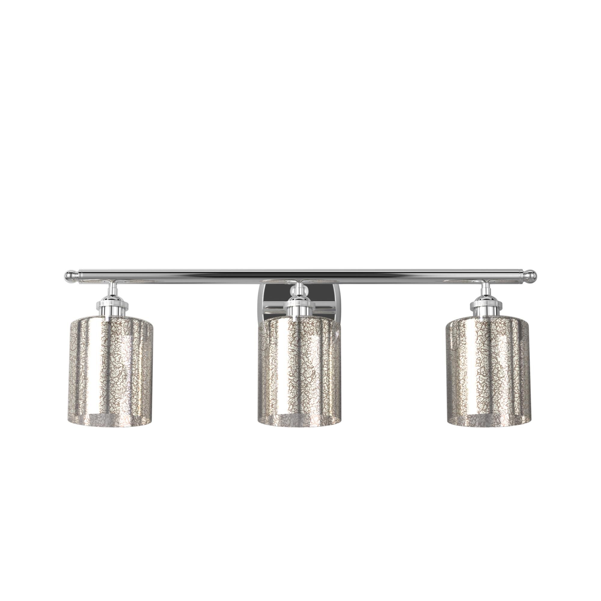 Shown in Polished Chrome finish and Mercury glass