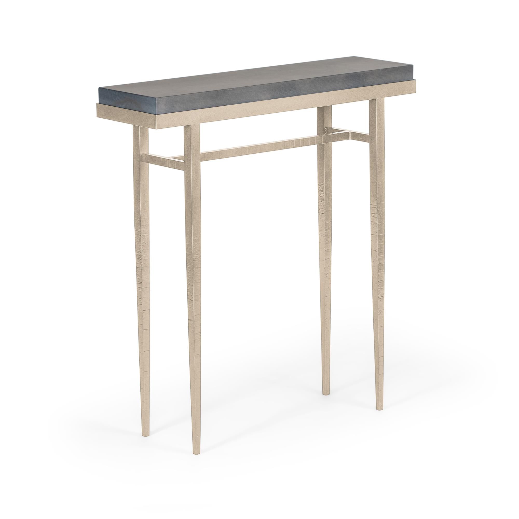 Shown in Soft Gold finish and Maple Grey accent
