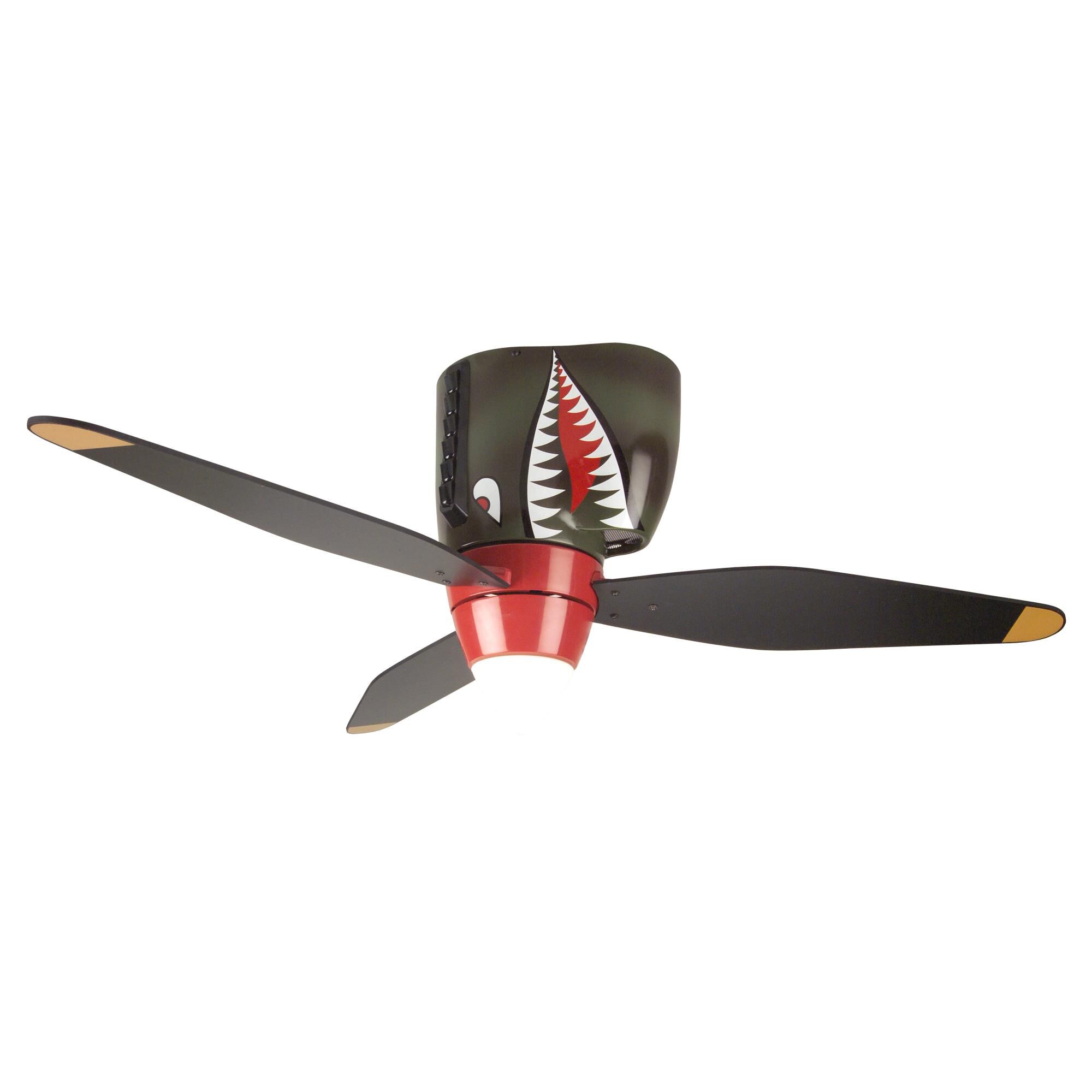 Warplanes 48 Inch Ceiling Fan with Light Kit by Craftmade