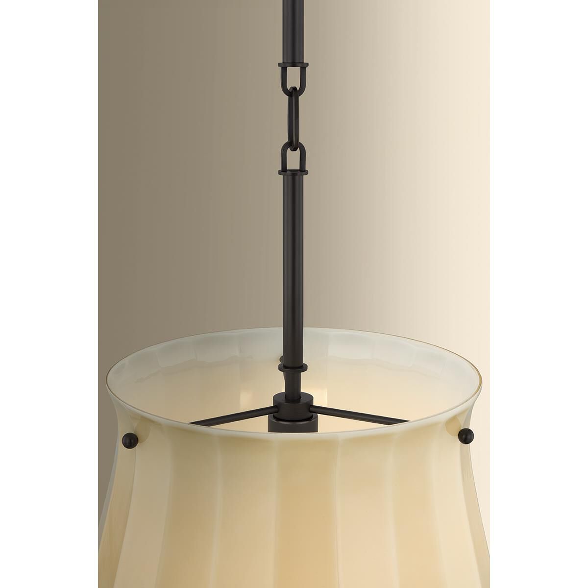 Shown in Distressed Bronze finish and Etched with Optic glass
