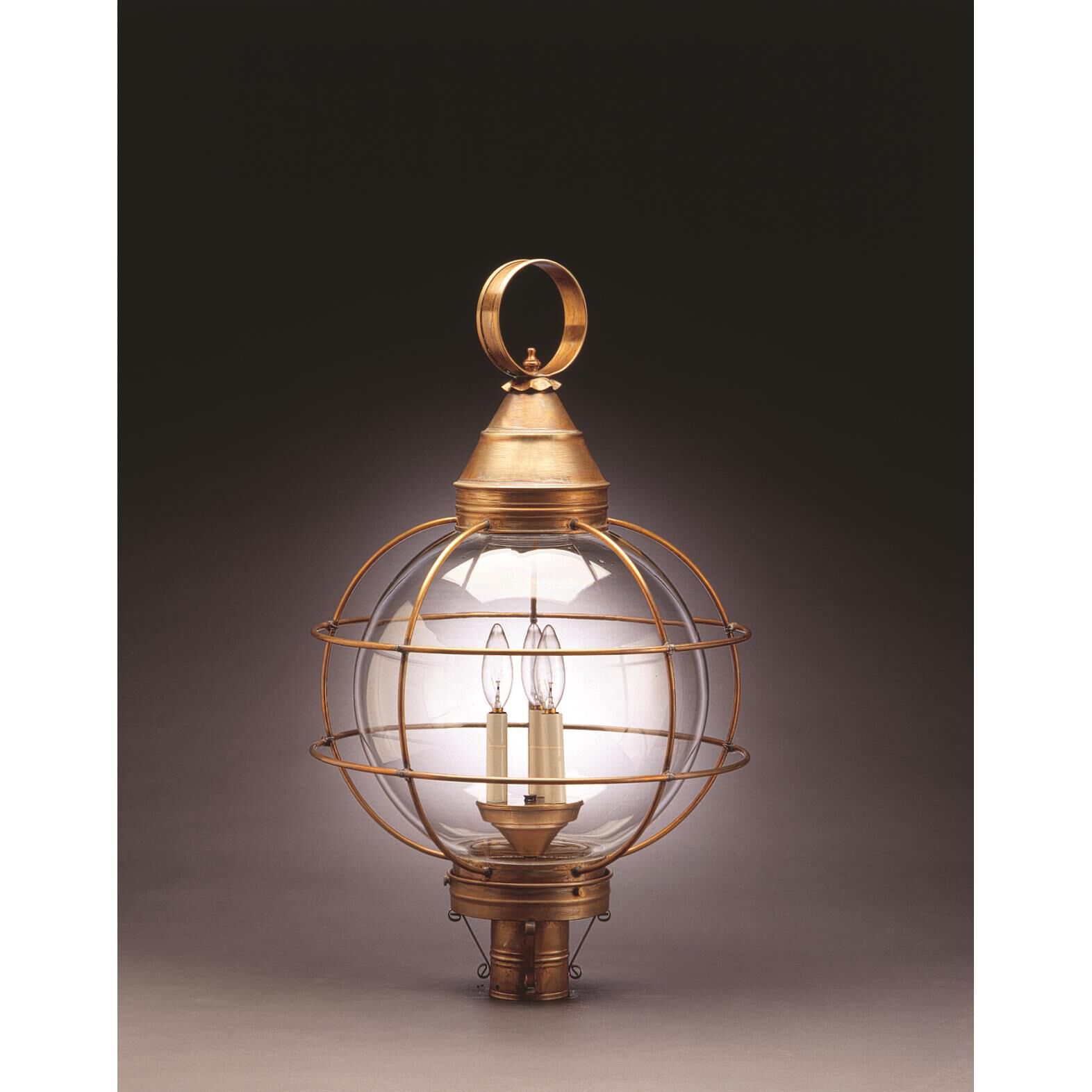 Onion 30 Inch Tall Outdoor Post Lamp by Northeast Lantern