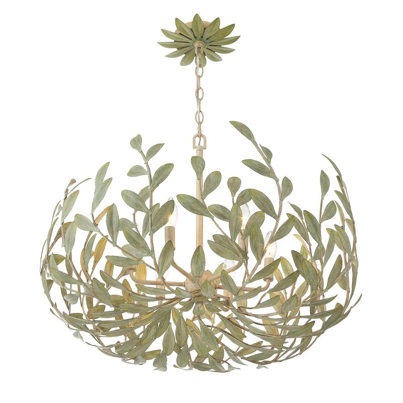 Broche 27 Inch Chandelier by Crystorama