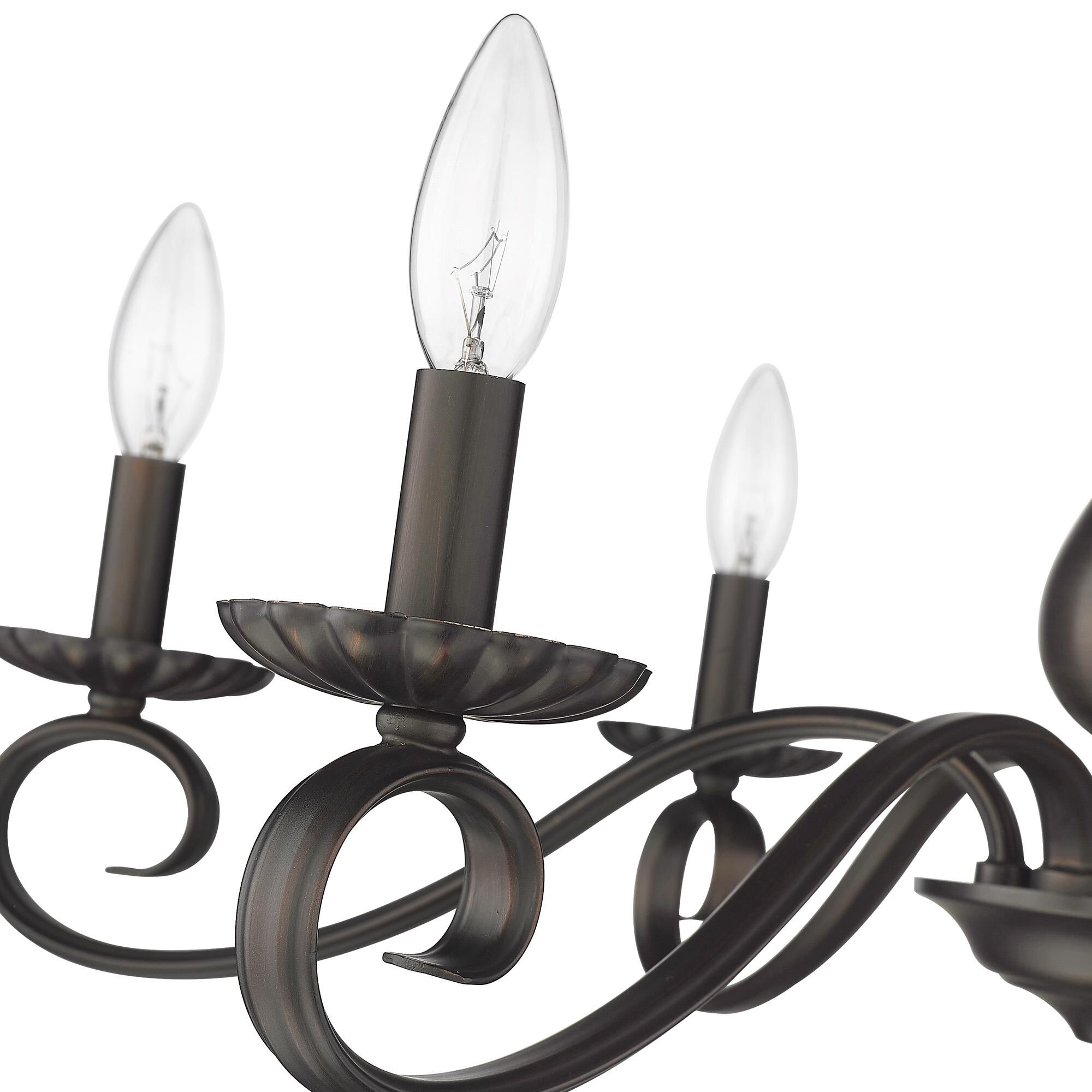 Larrick 27 Inch Semi Flush Mount by Golden Lighting