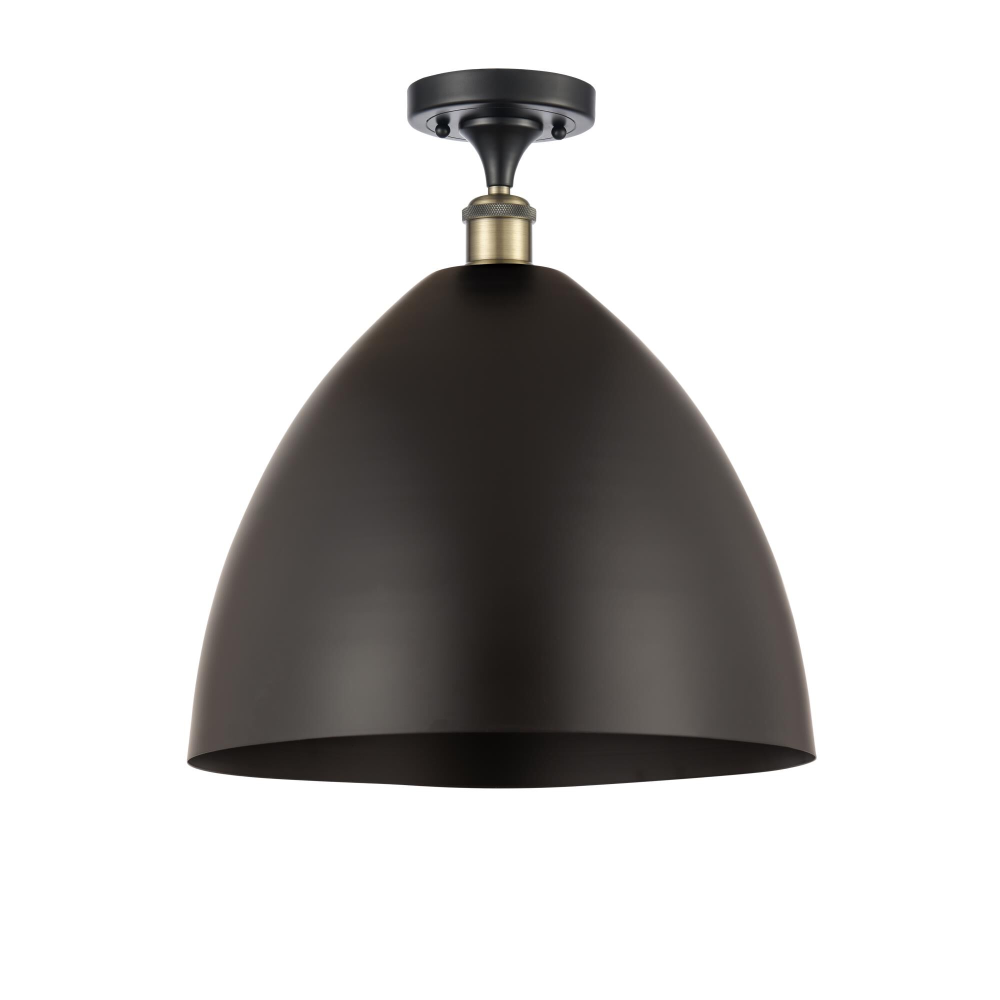 Bruno Marashlian Ballston Dome 16 Inch 1 Light Semi Flush Mount by Innovations Lighting