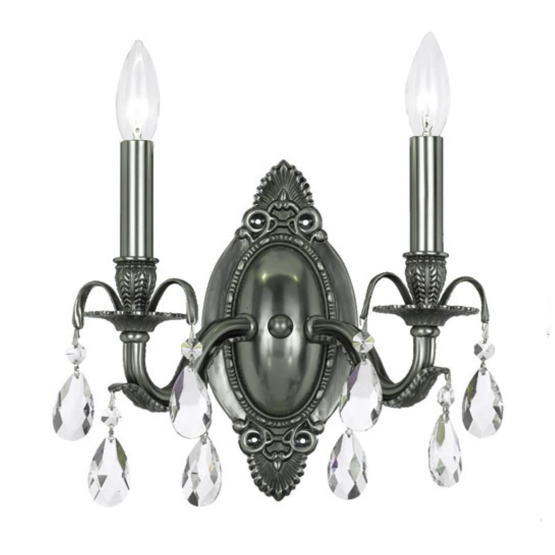 Shown in Pewter finish and Clear Spectra crystal
