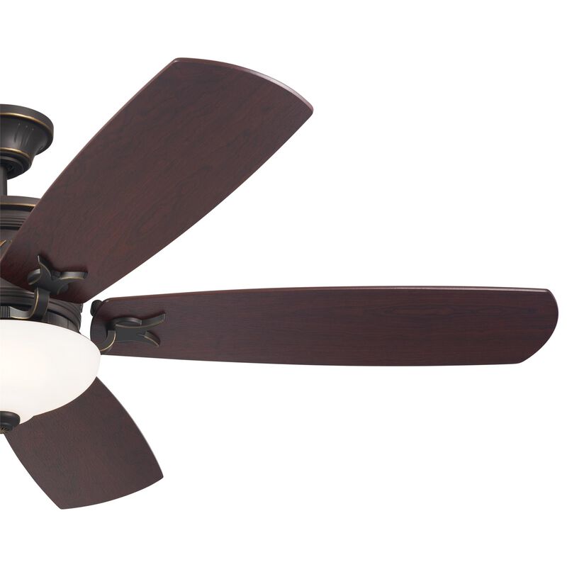 Crescent 56 Inch Ceiling Fan with Light Kit by Kichler