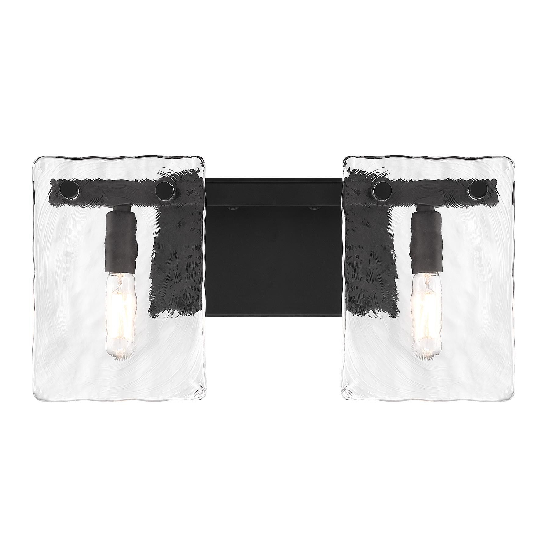 Shown in Matte Black finish and Handmade Water glass