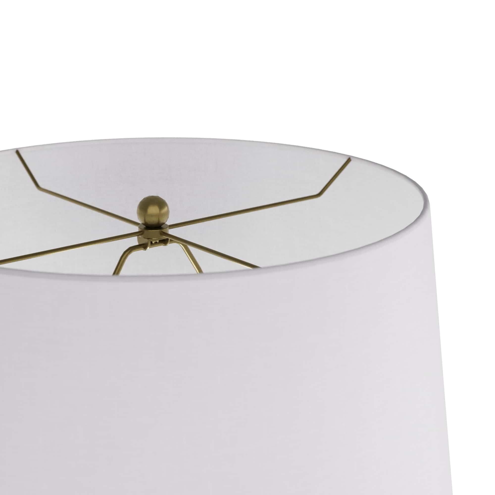 Shown in White finish and Microfiber shade