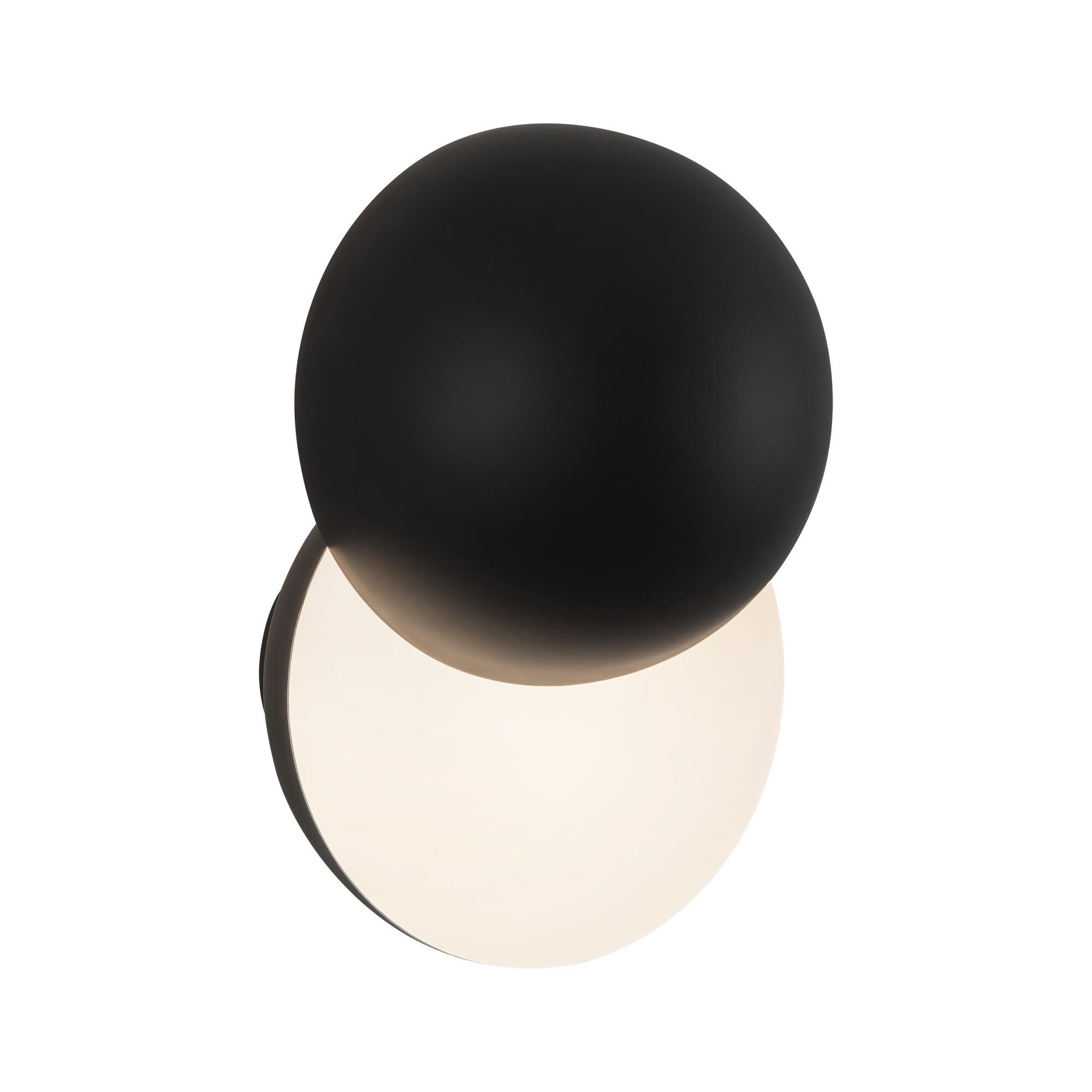 Shown in Black finish and Steel shade