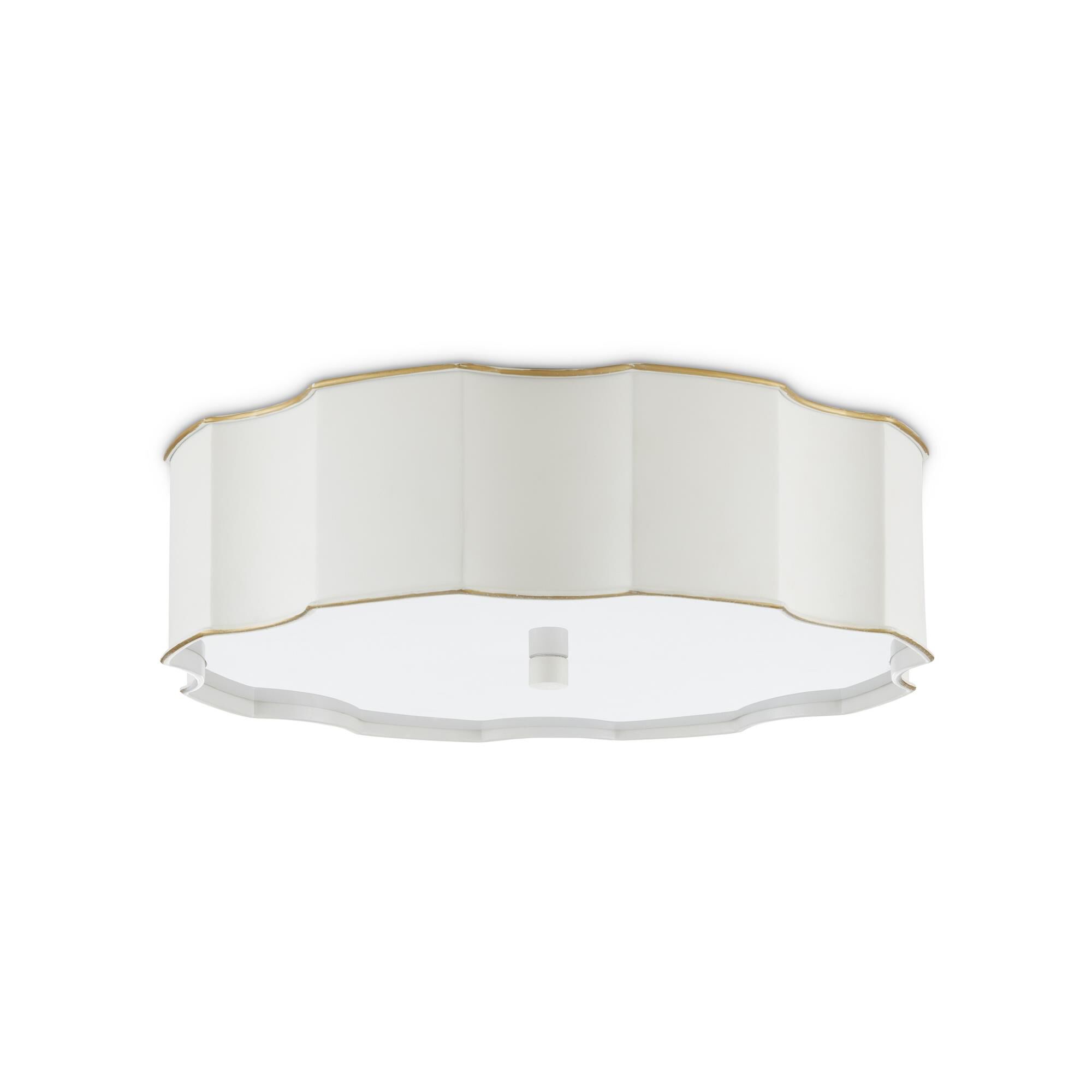 Wexford 19 Inch 3 Light Flush Mount by Currey and Company