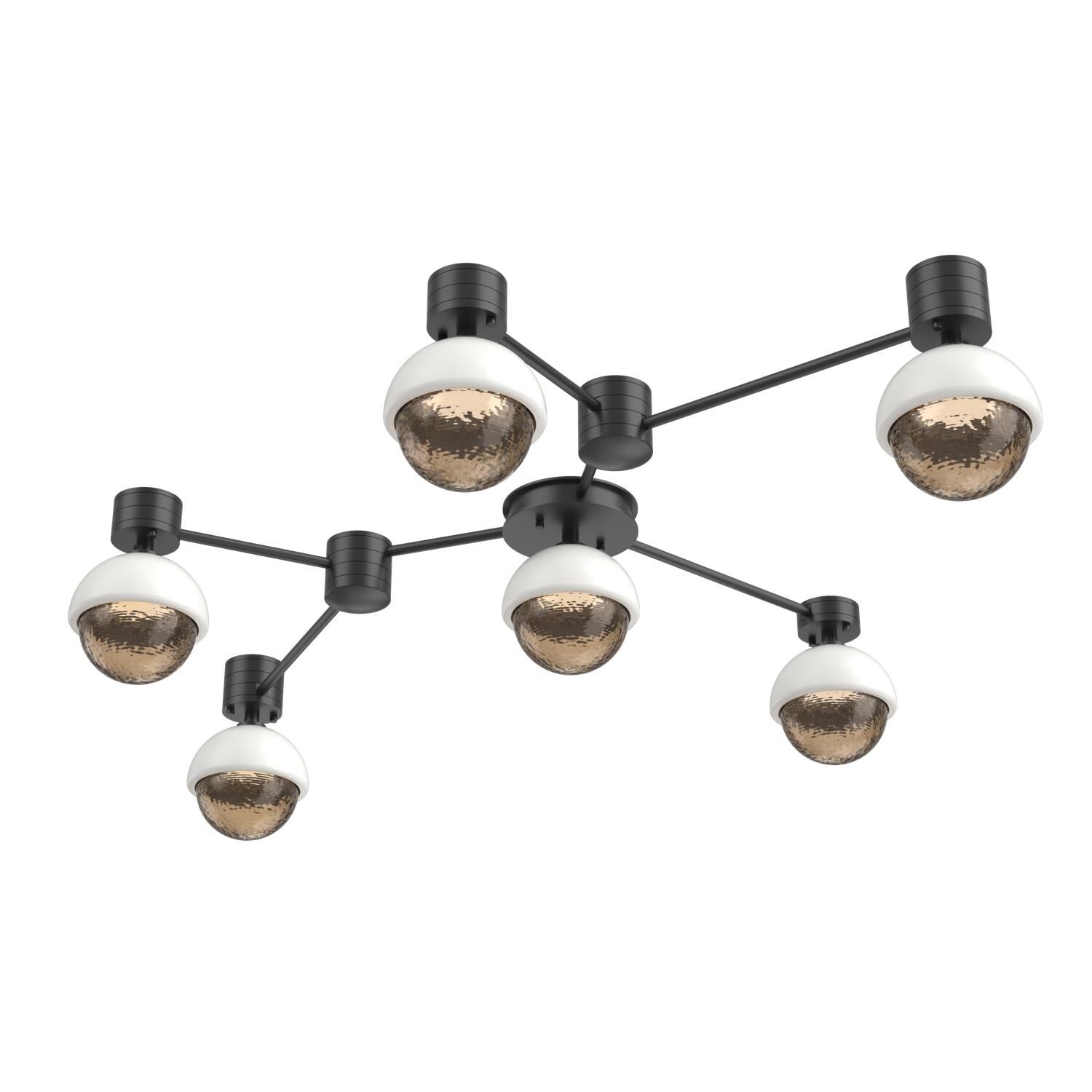 Levi Wilson Cabochon 41 Inch Flush Mount by Hammerton Studio