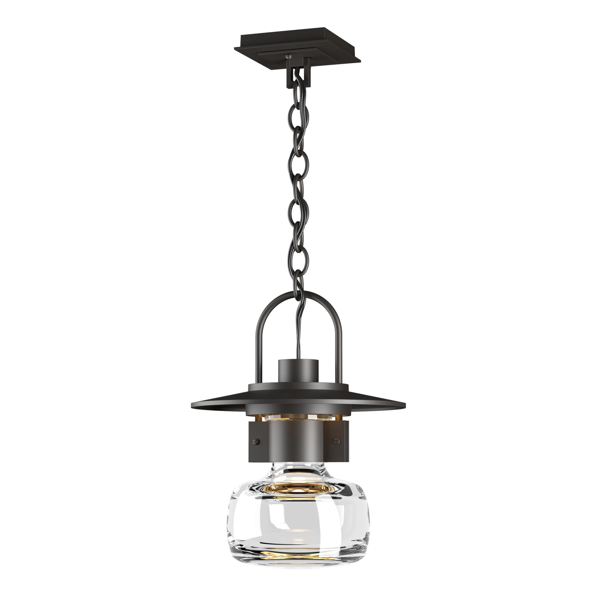 Hubbardton Forge Mason 14 Inch Tall Outdoor Hanging Lantern