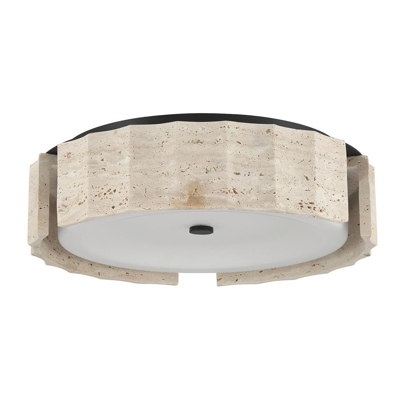 Shown in Matte Black finish and Opal Etched glass