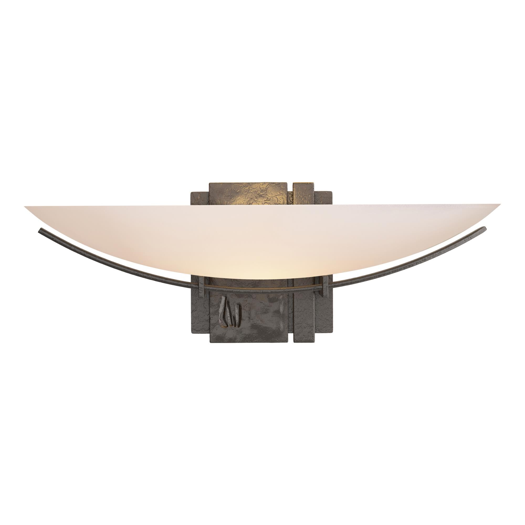 Shown in Oil Rubbed Bronze finish and Opal glass