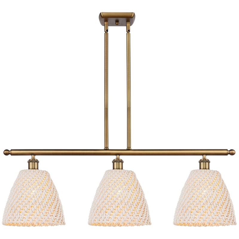 Bruno Marashlian Bristol Natural 36 Inch Linear Suspension Light by Innovations Lighting