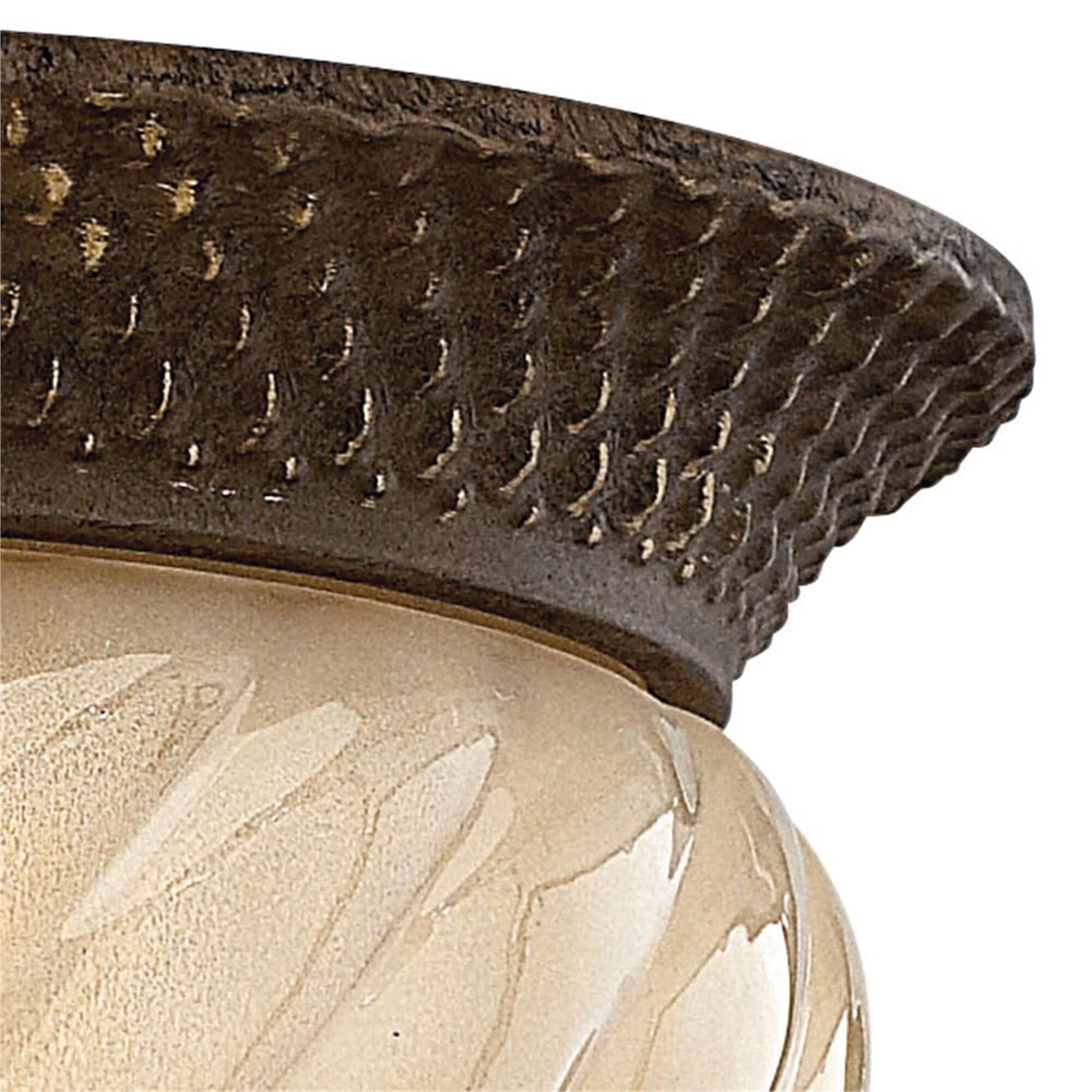 Plantation 12 Inch 2 Light Outdoor Flush Mount,
