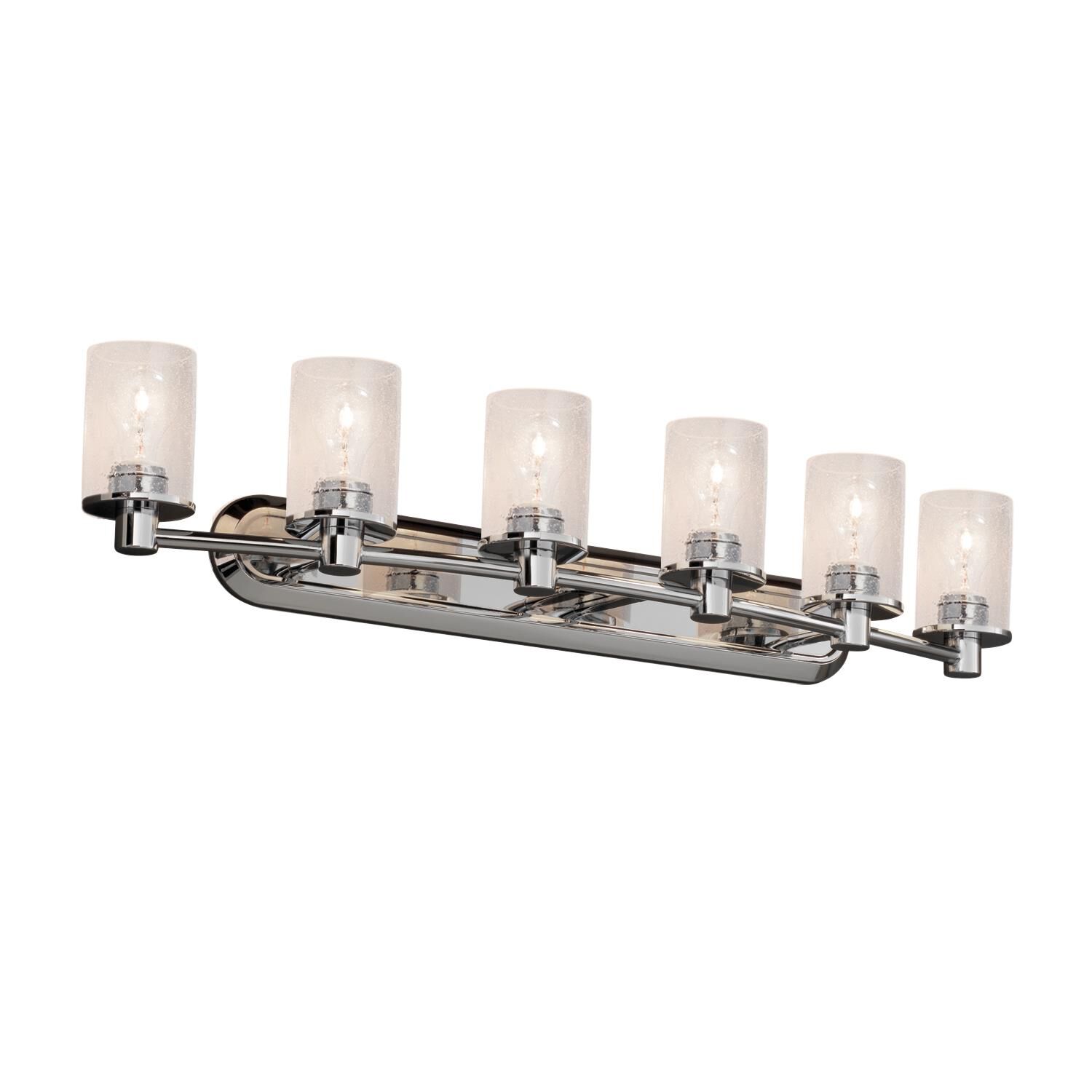 Fusion - Rondo 43 Inch 6 Light Bath Vanity Light by Justice Design Group