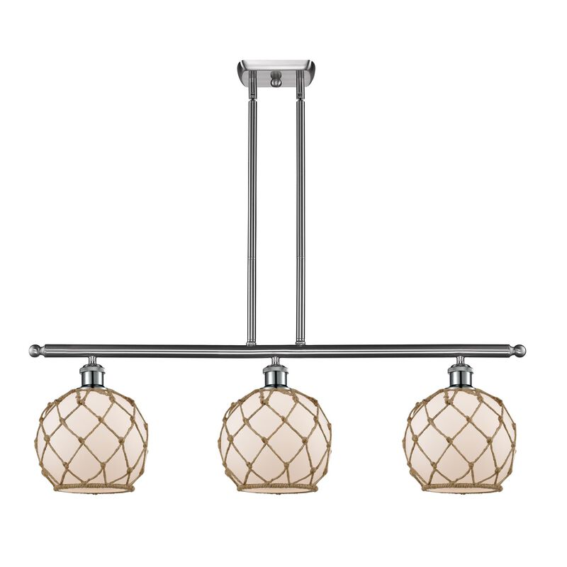 Bruno Marashlian Farmhouse Rope 36 Inch Linear Suspension Light by Innovations Lighting