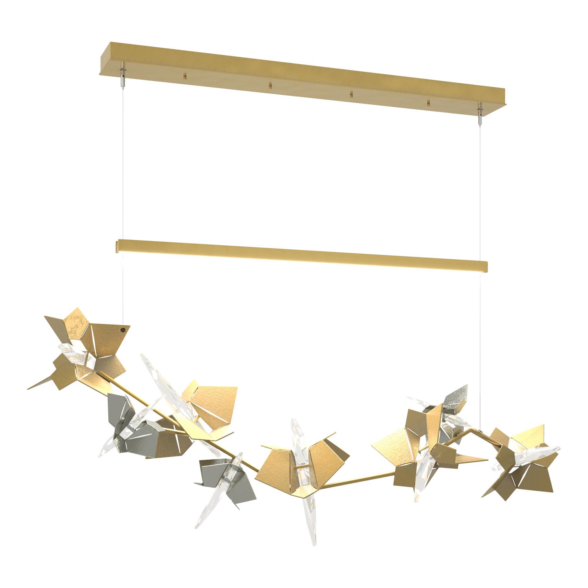 Shown in Modern Brass finish and Sterling (85) accent