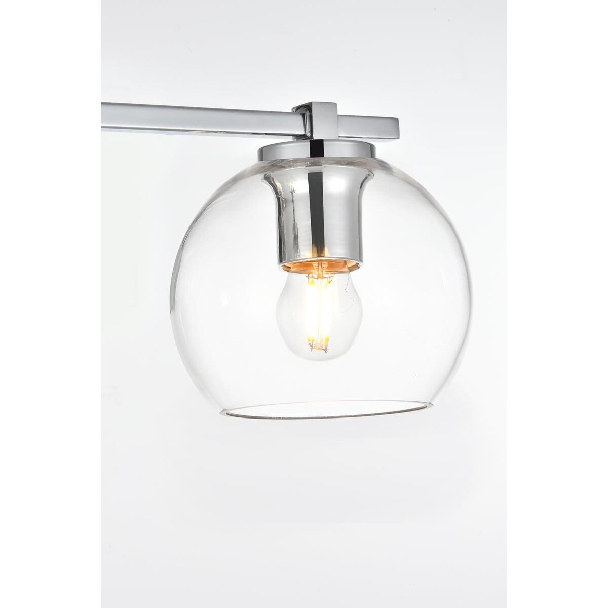 Juelz 34 Inch 4 Light Bath Vanity Light by Elegant Lighting