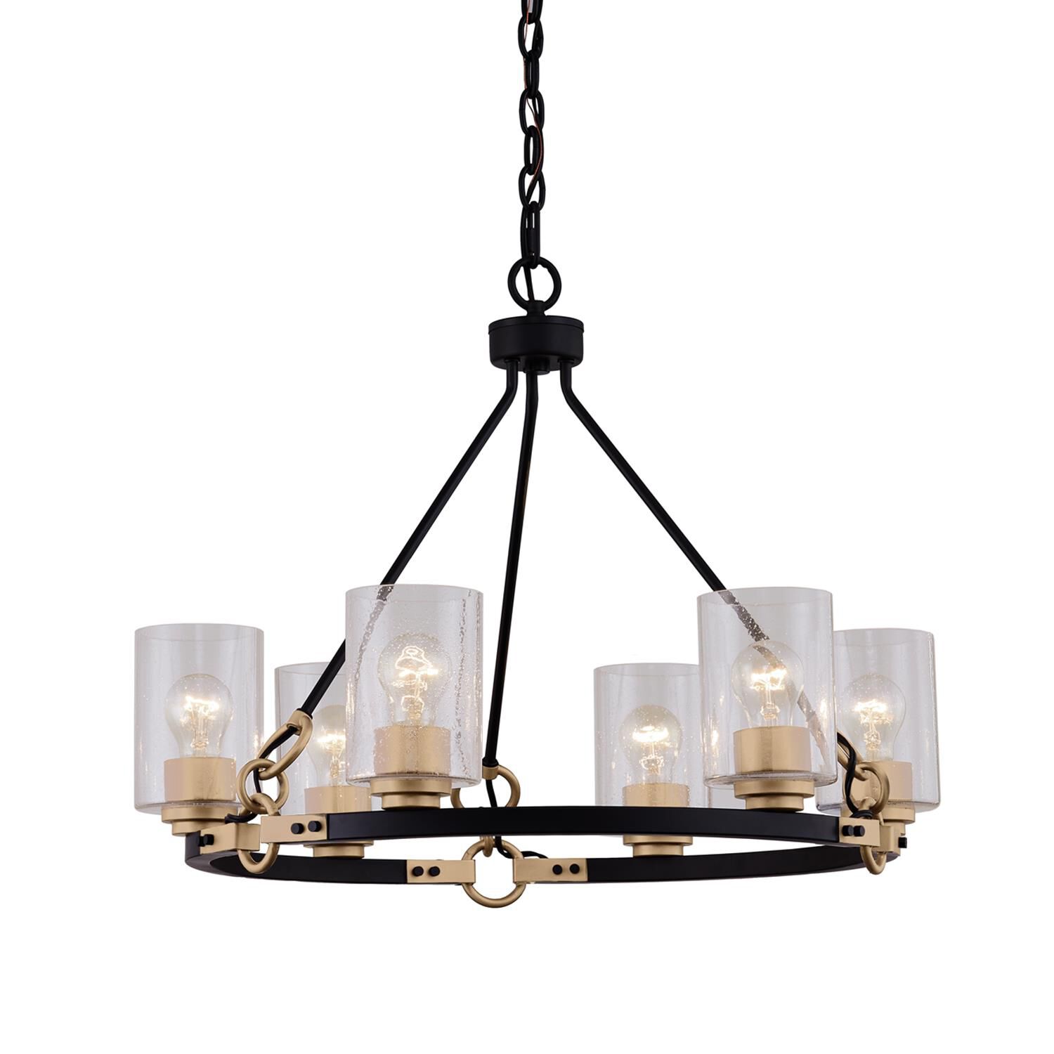 Richmond 25 Inch 6 Light Chandelier by Justice Design Group