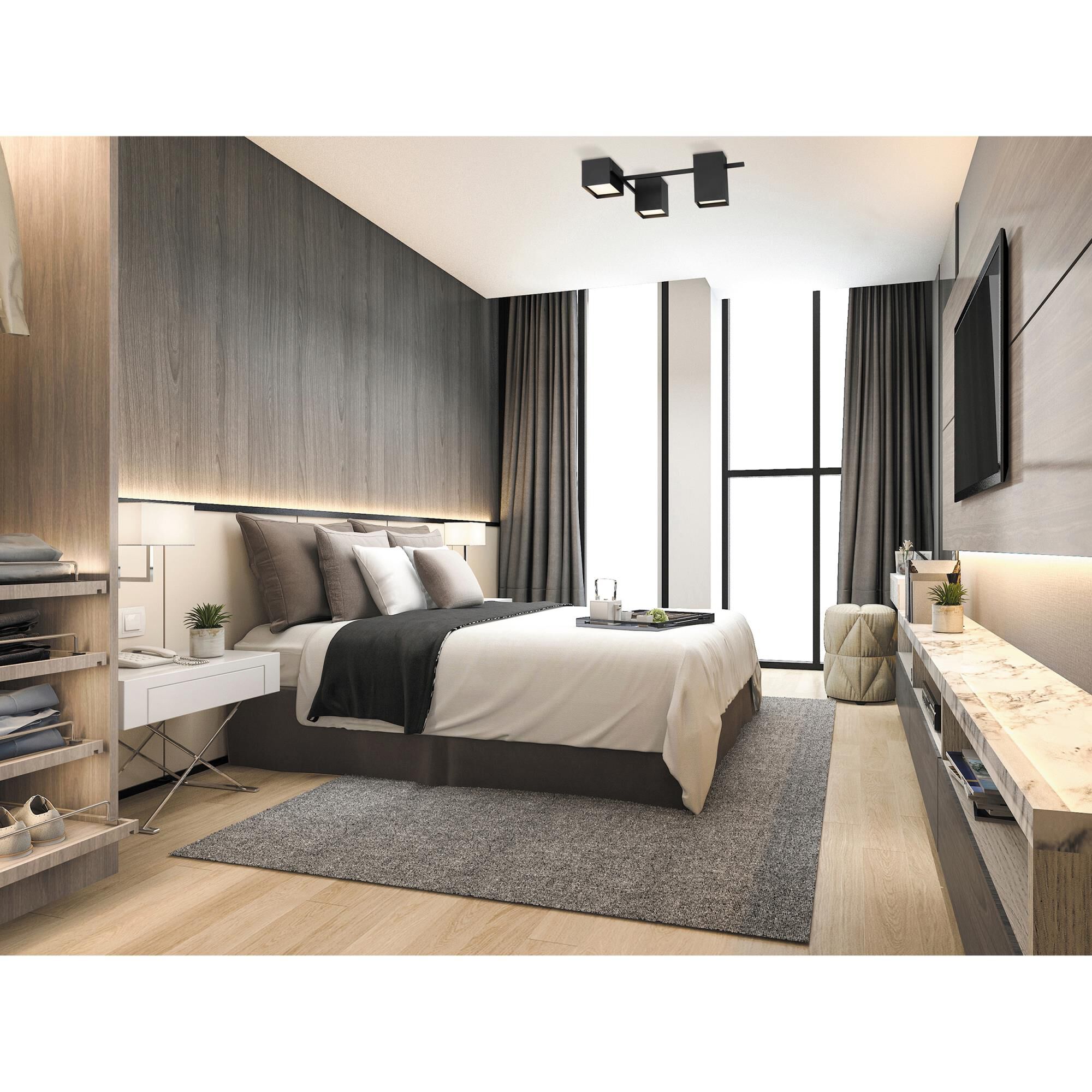 Madrid 25 Inch 1 Light LED Semi Flush Mount by Access Lighting