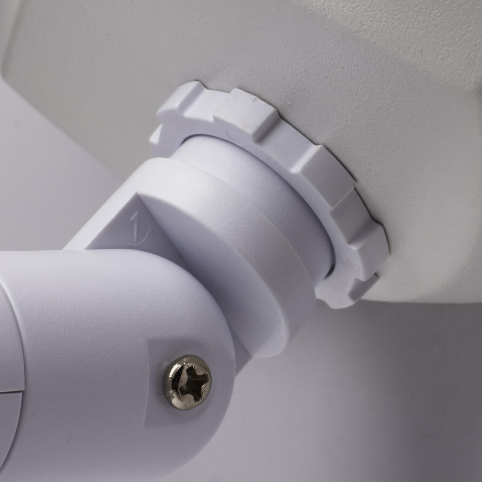 Shown in White finish