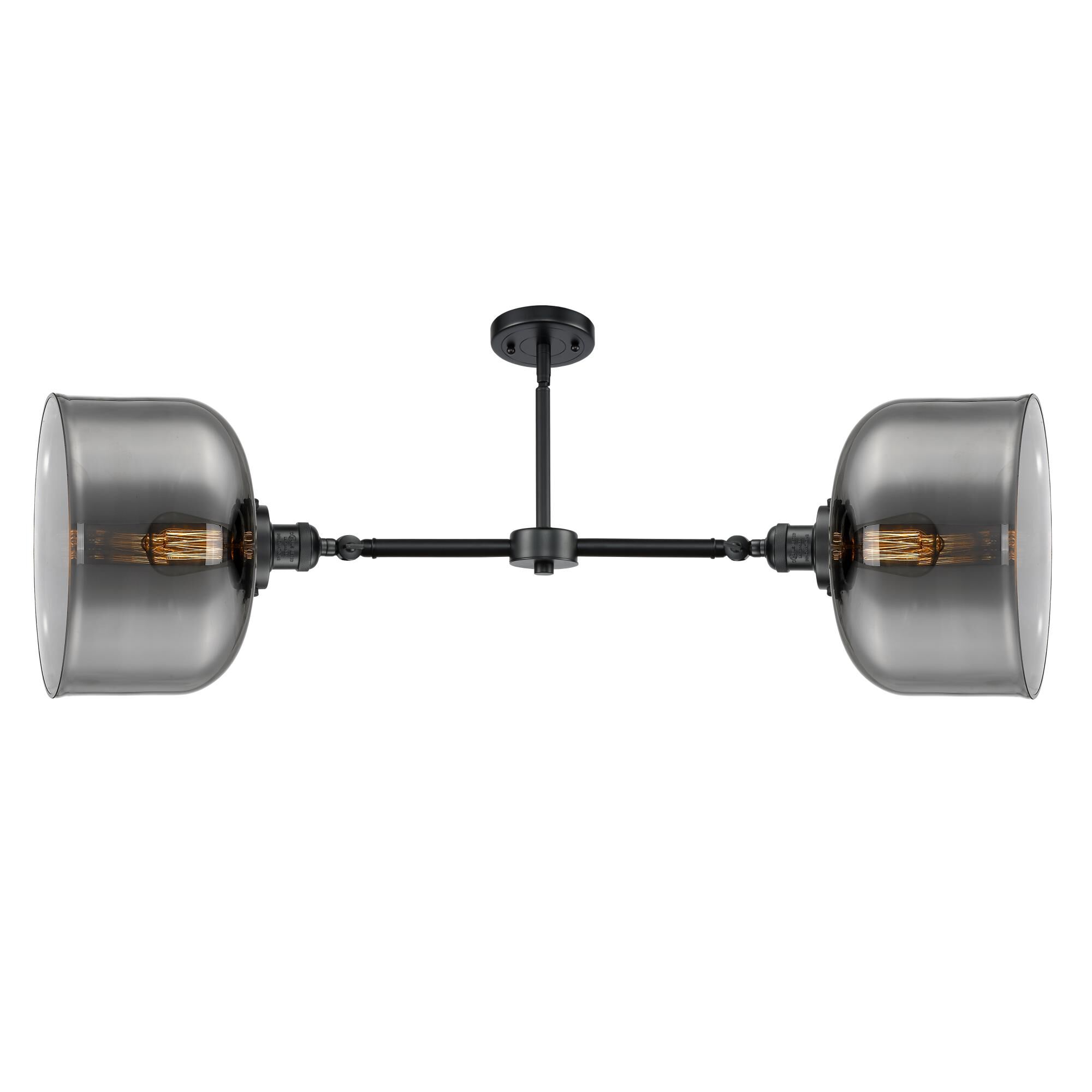 Shown in Oil Rubbed Bronze finish and Plated Smoked glass