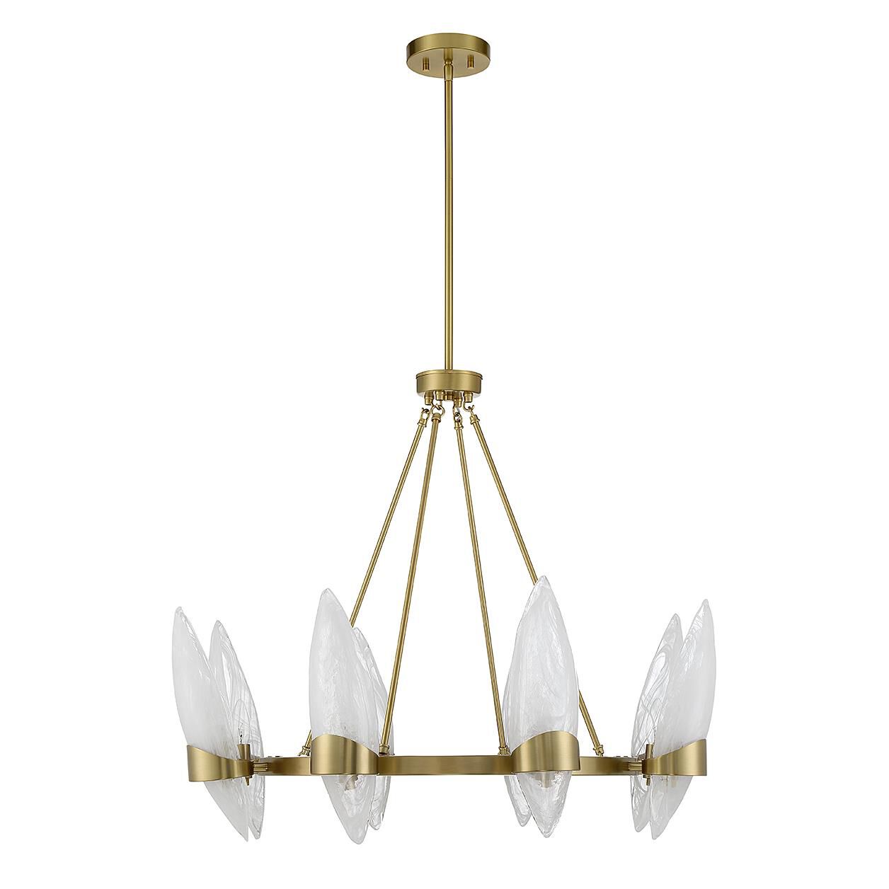 Nouvel 31 Inch 8 Light Chandelier by Savoy House