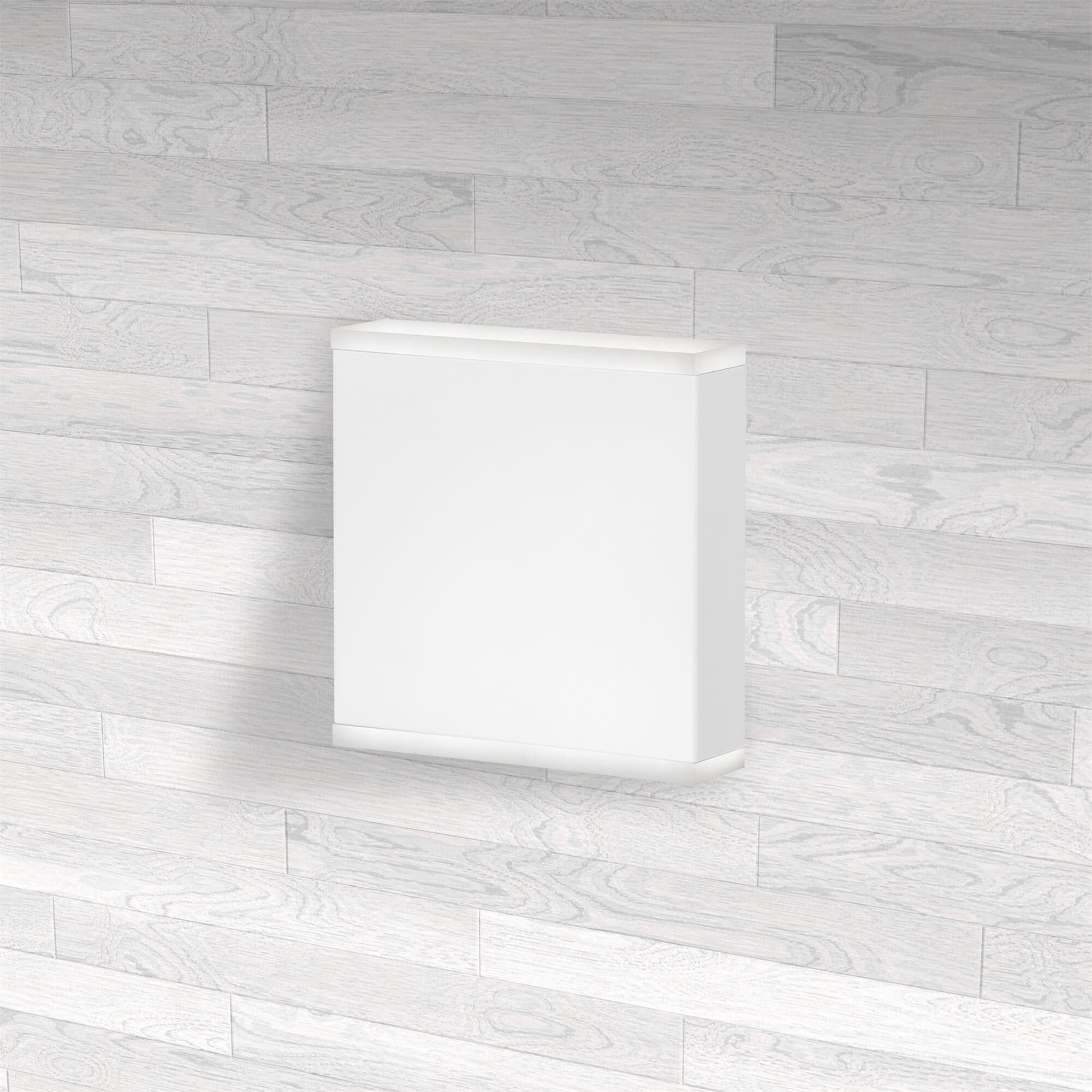 Shown in Matte White and Frosted finish and Frosted accent