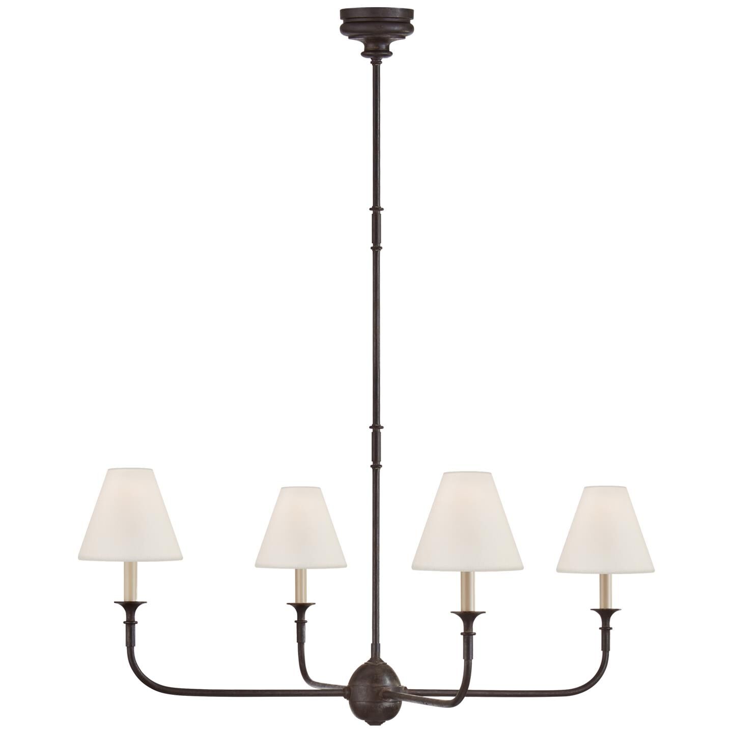Piaf 39 Inch 4 Light Chandelier by Thomas O'Brien Piaf by Visual Comfort Signature Collection