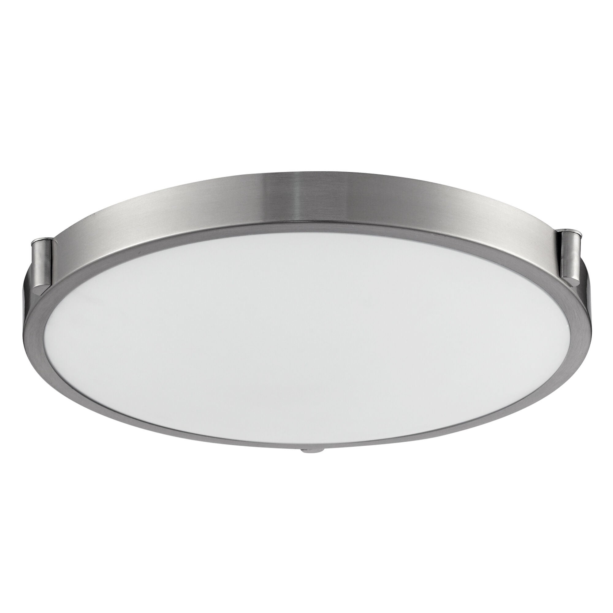Shown in Brushed Nickel finish and Opal glass