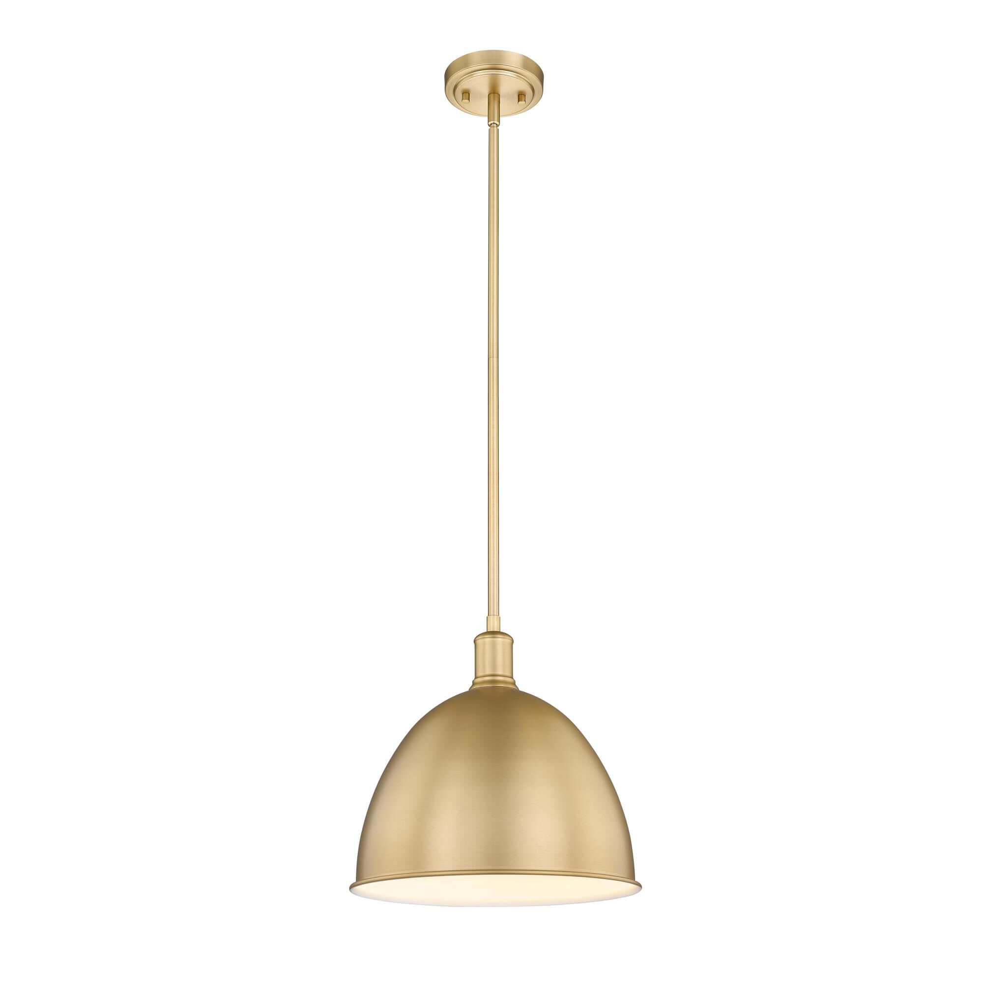 Shown in Classic Brass finish and Classic Brass shade