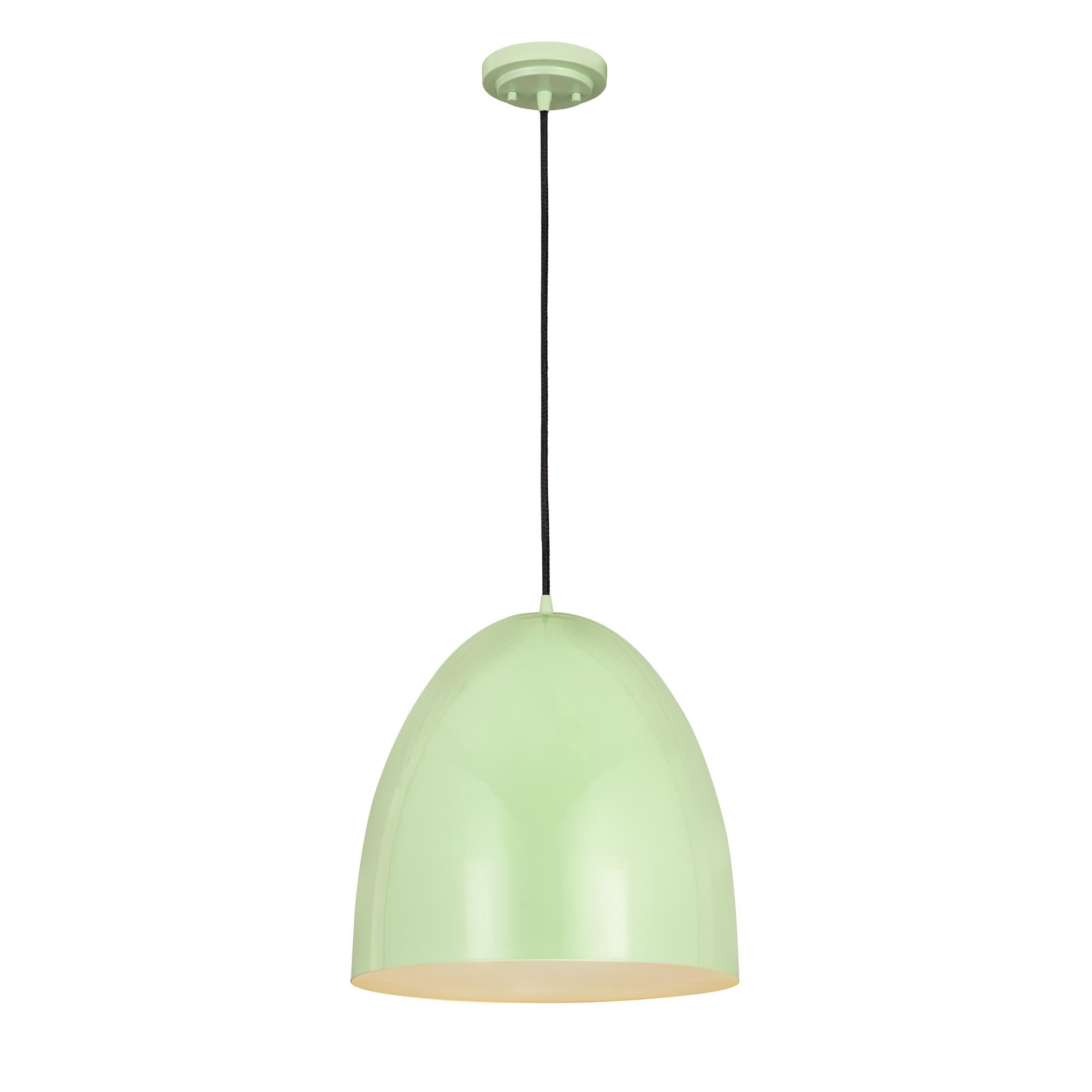 Shown in Mint finish and Iron glass and Iron shade