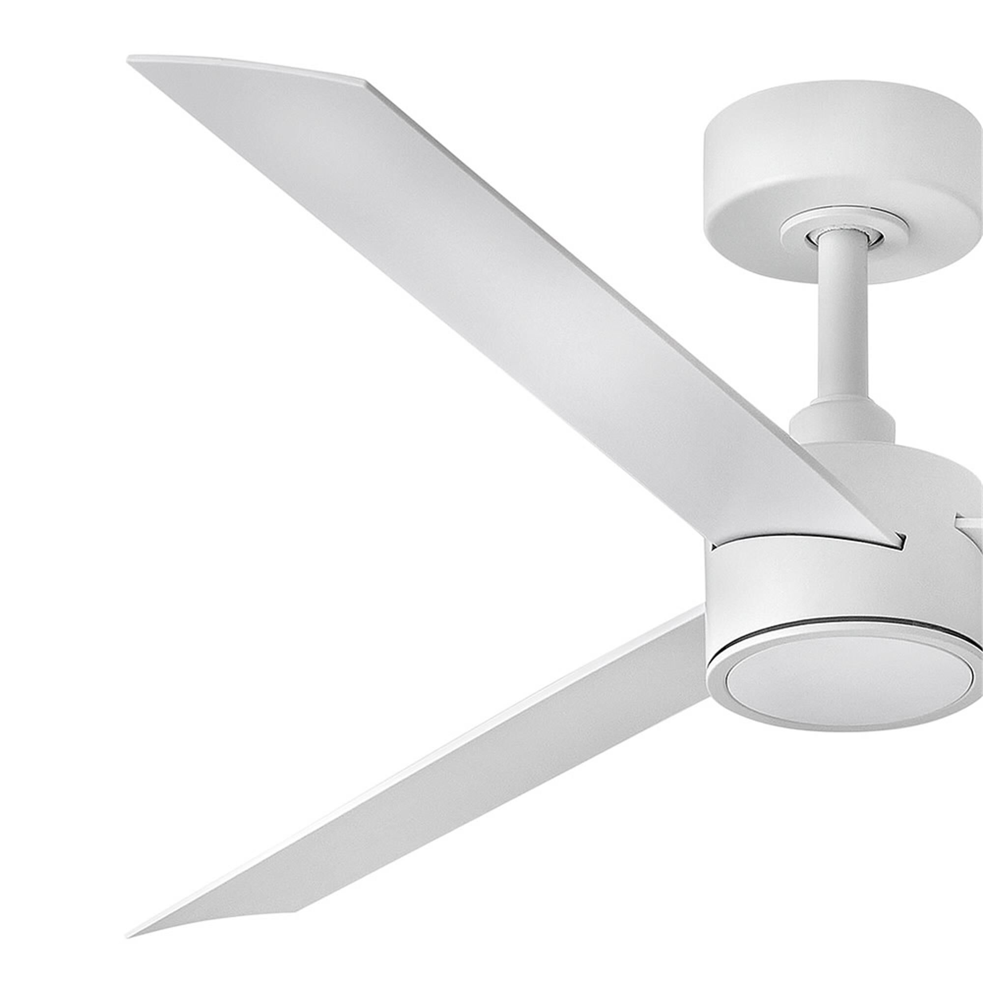 Speck 52 Inch Flush Mount Fan with Light Kit,
