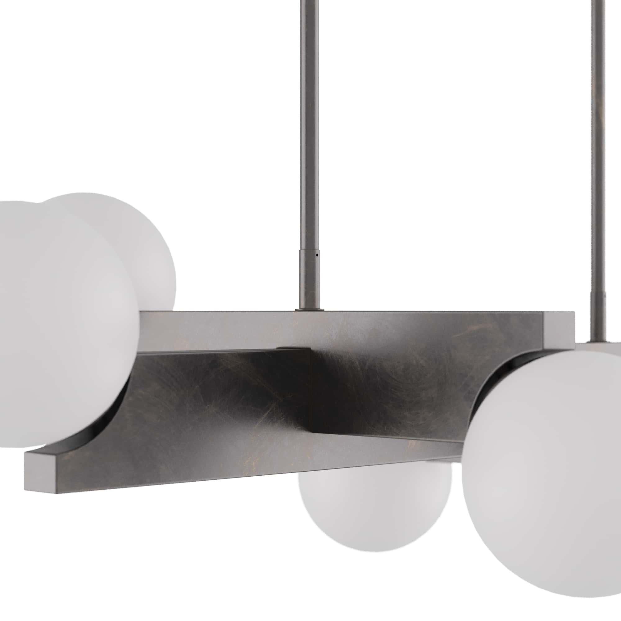 Tallow 46 Inch 6 Light Linear Suspension Light by Arteriors Home