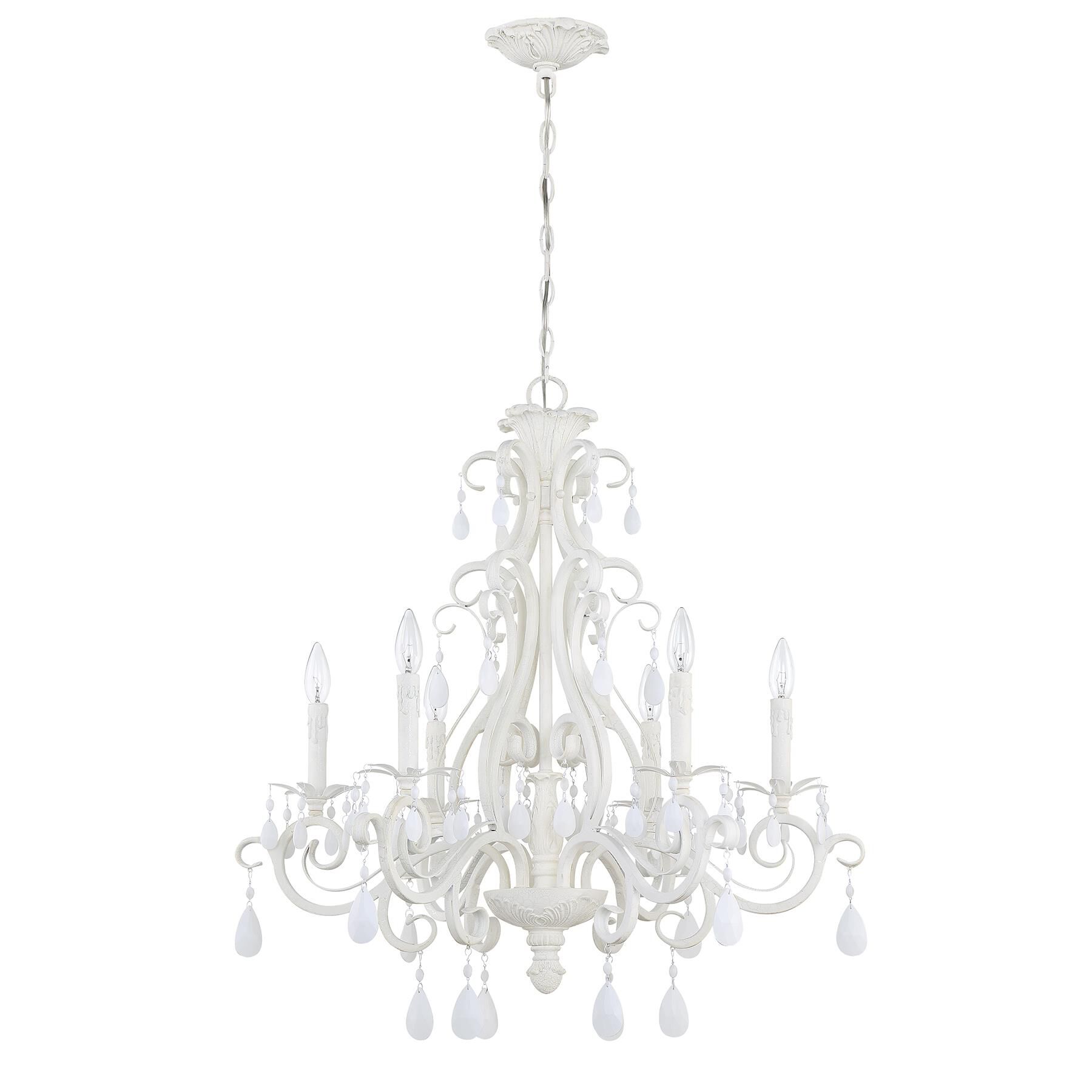 Englewood 29 Inch 6 Light Chandelier by Craftmade