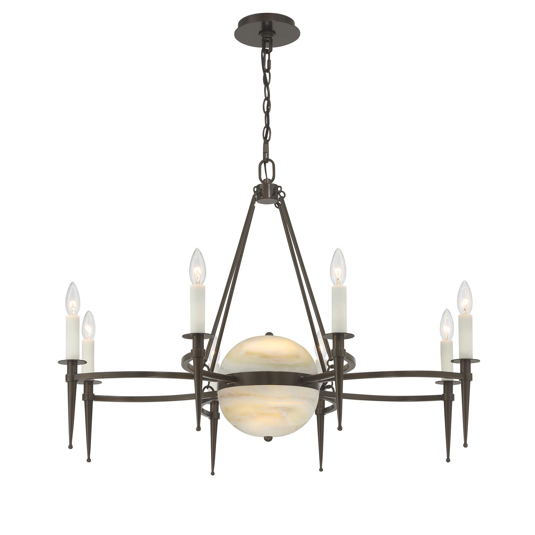 Dann Foley Sanger 37 Inch Chandelier by Savoy House