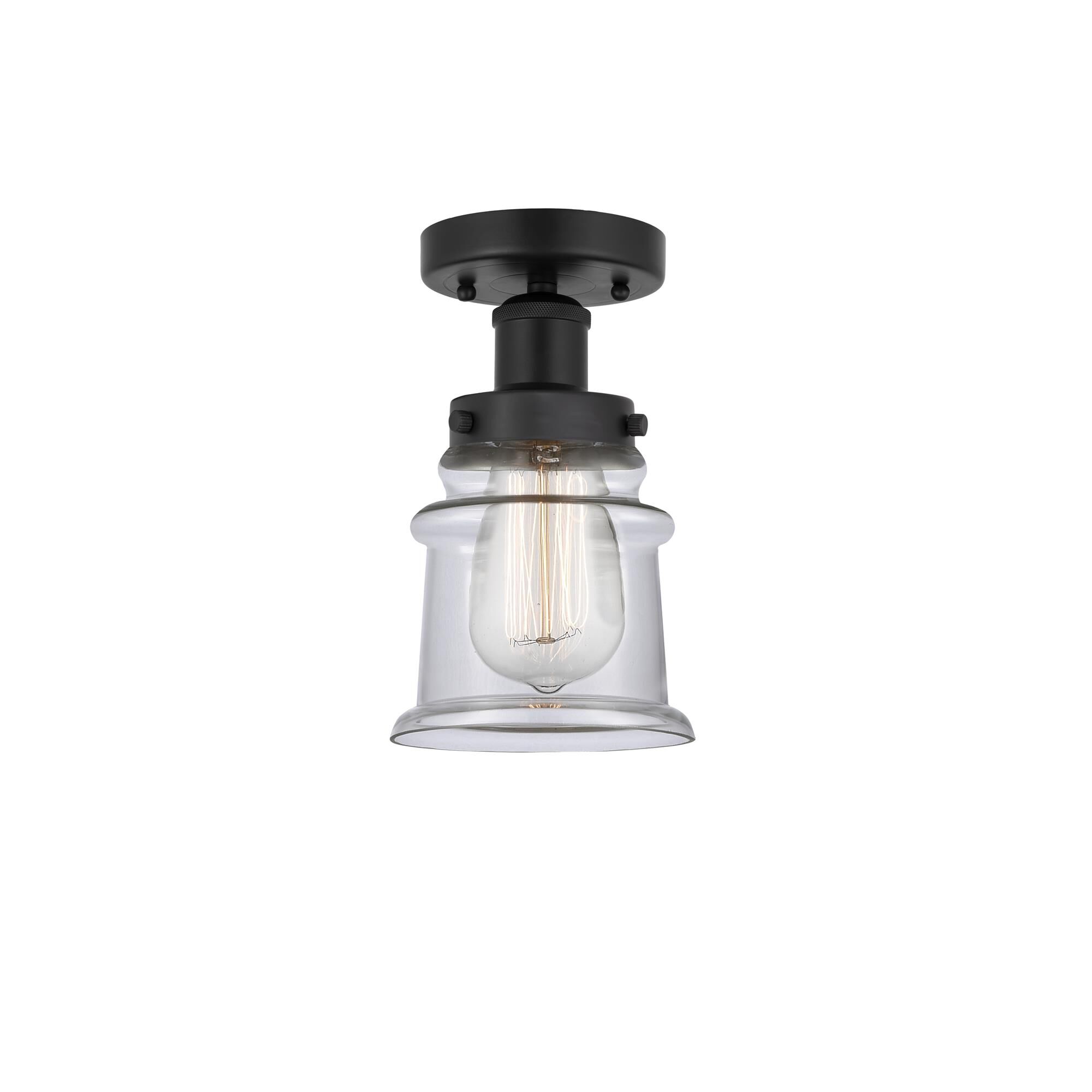 Shown in Matte Black, Clear finish and Clear glass and Clear Glass shade