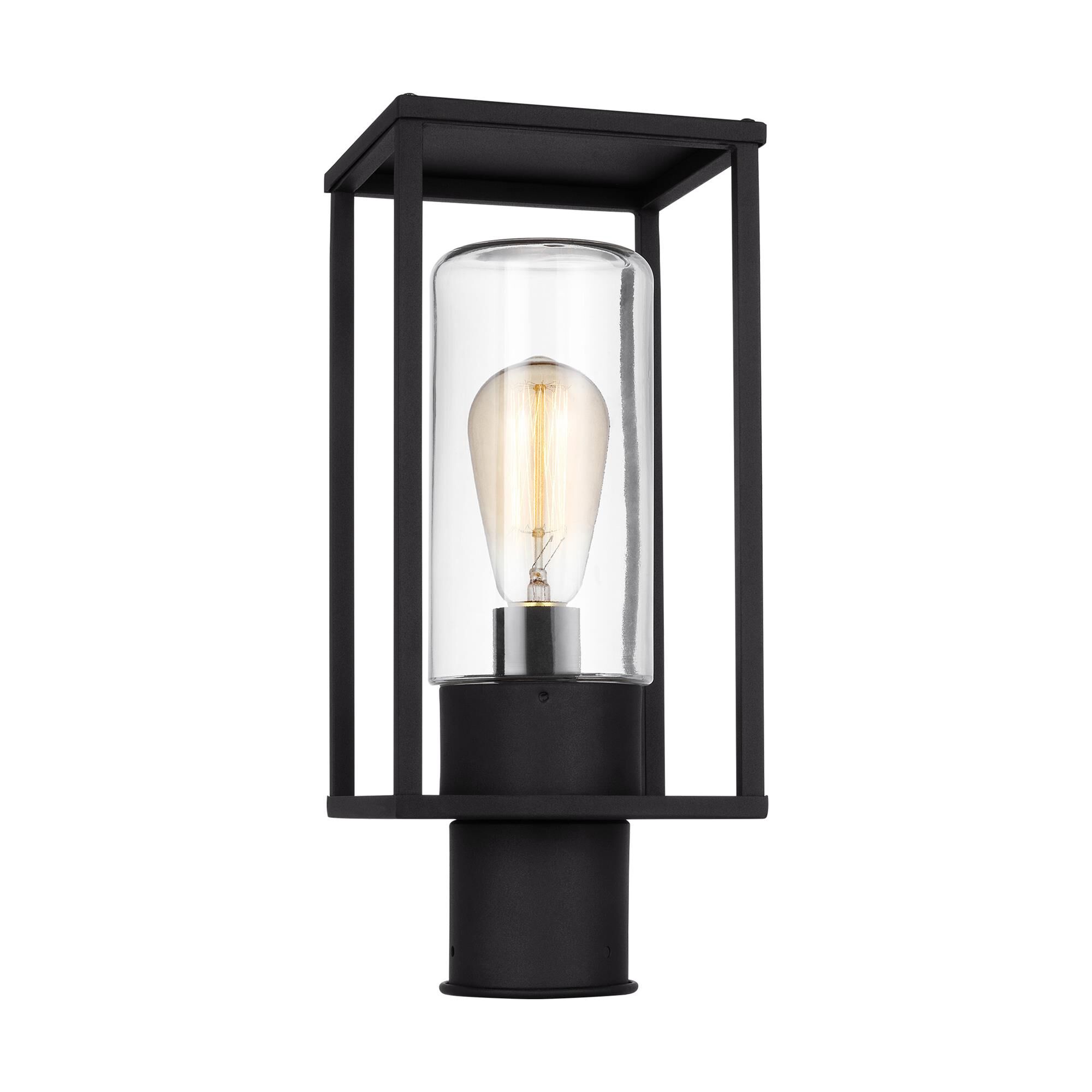 Shown in Black finish and Clear glass and Clear Glass shade