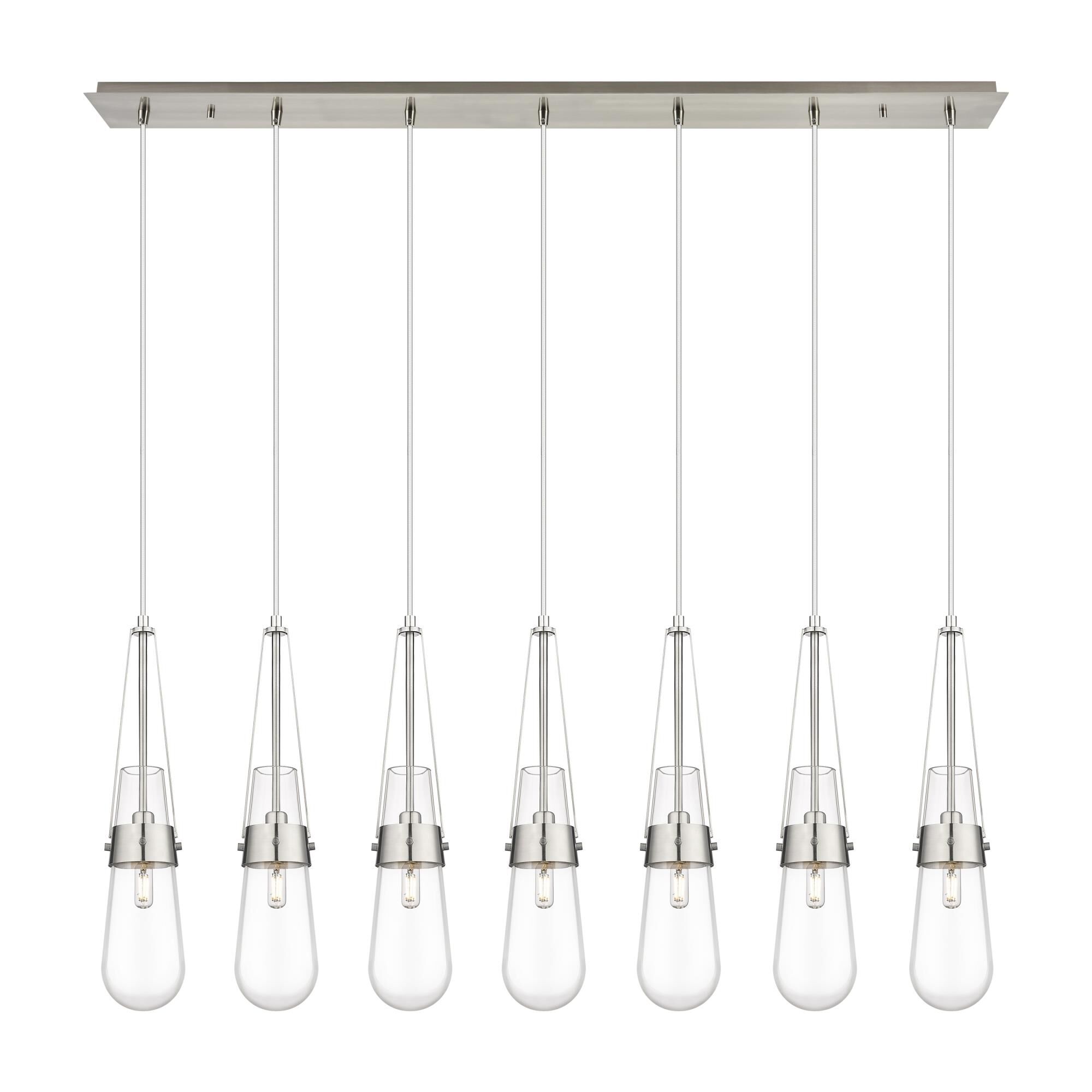 Bruno Marashlian Milan 48 Inch 7 Light Linear Suspension Light by Innovations Lighting