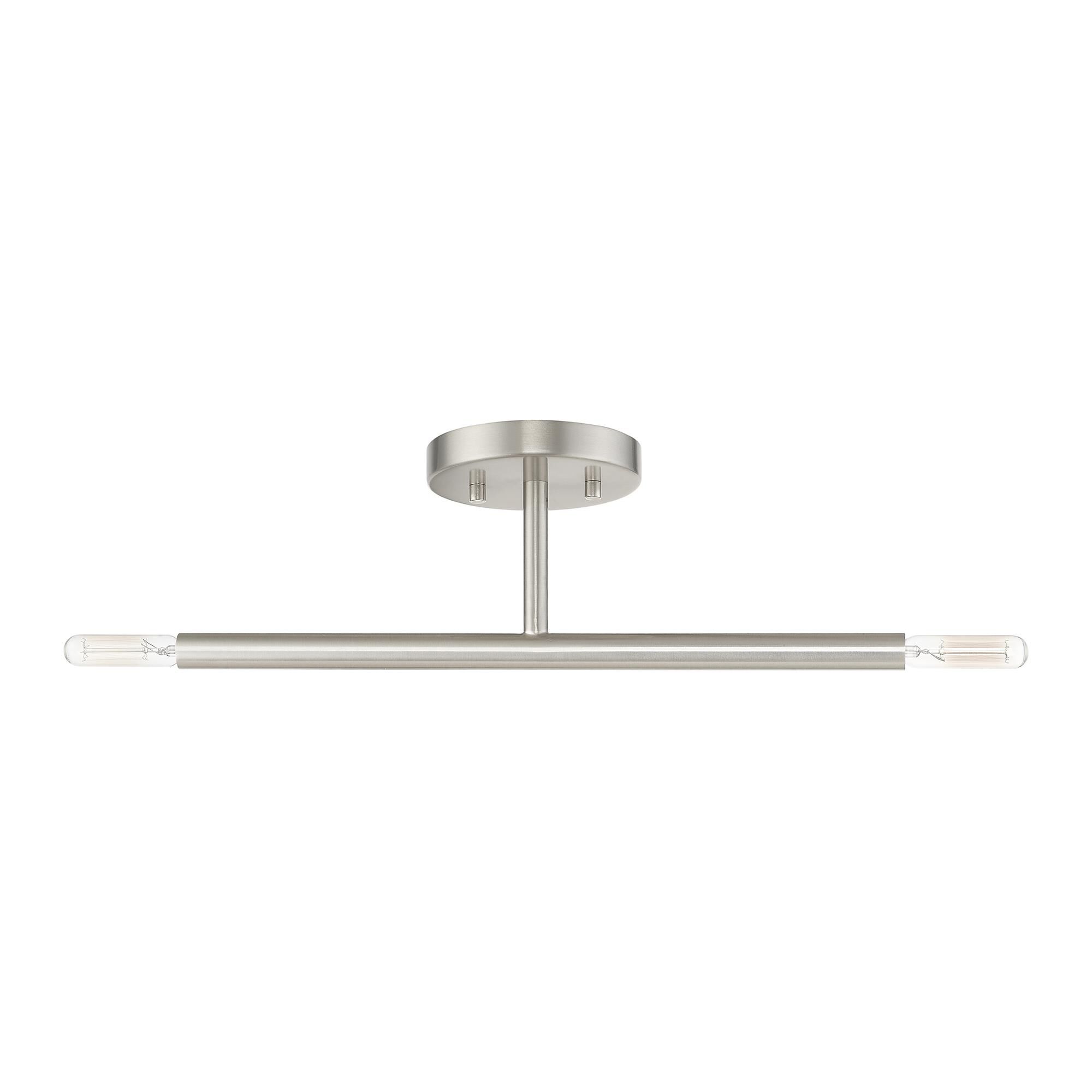 Copenhagen 17 Inch 2 Light Semi Flush Mount by Livex Lighting