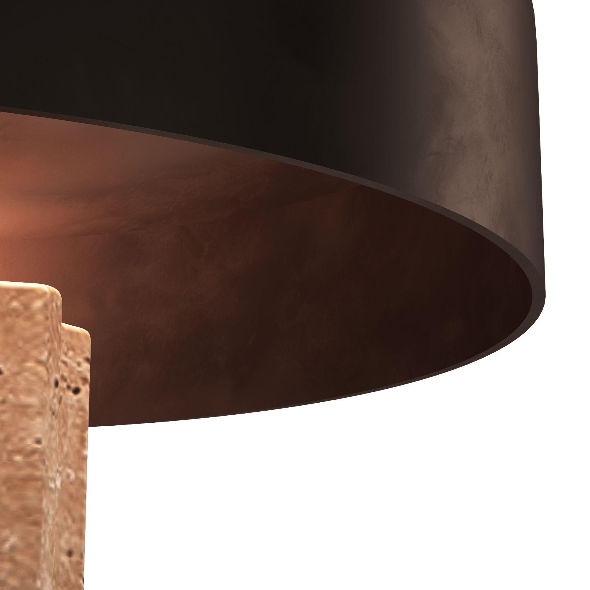 Kibun Fluted Column 15 Inch Table Lamp by Bulbrite