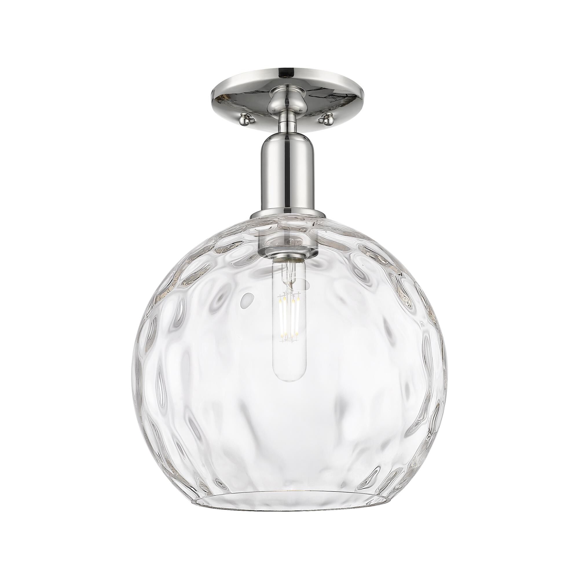 Shown in Polished Nickel finish and Clear Water glass