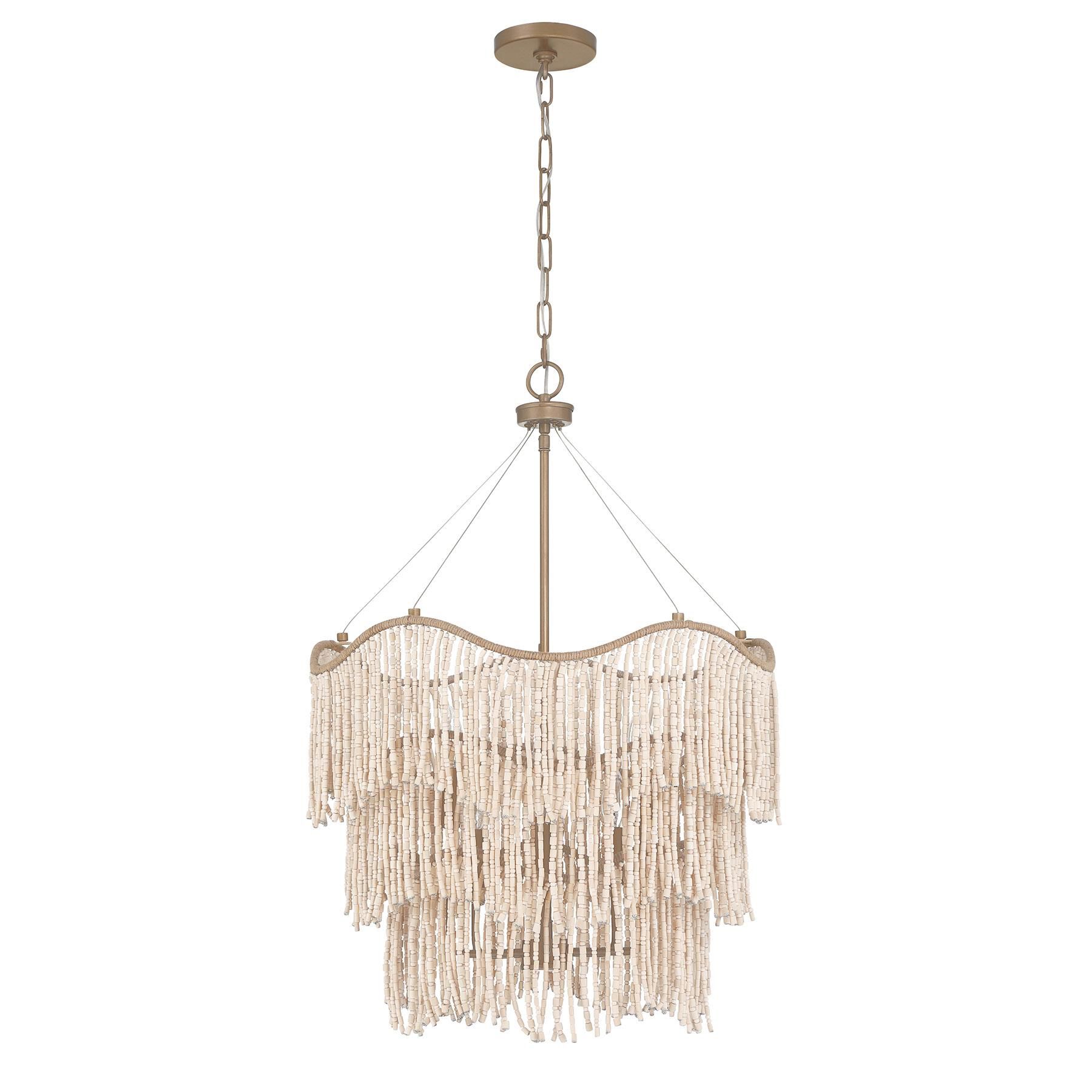 Shown in Cypress finish and Wood Beads shade