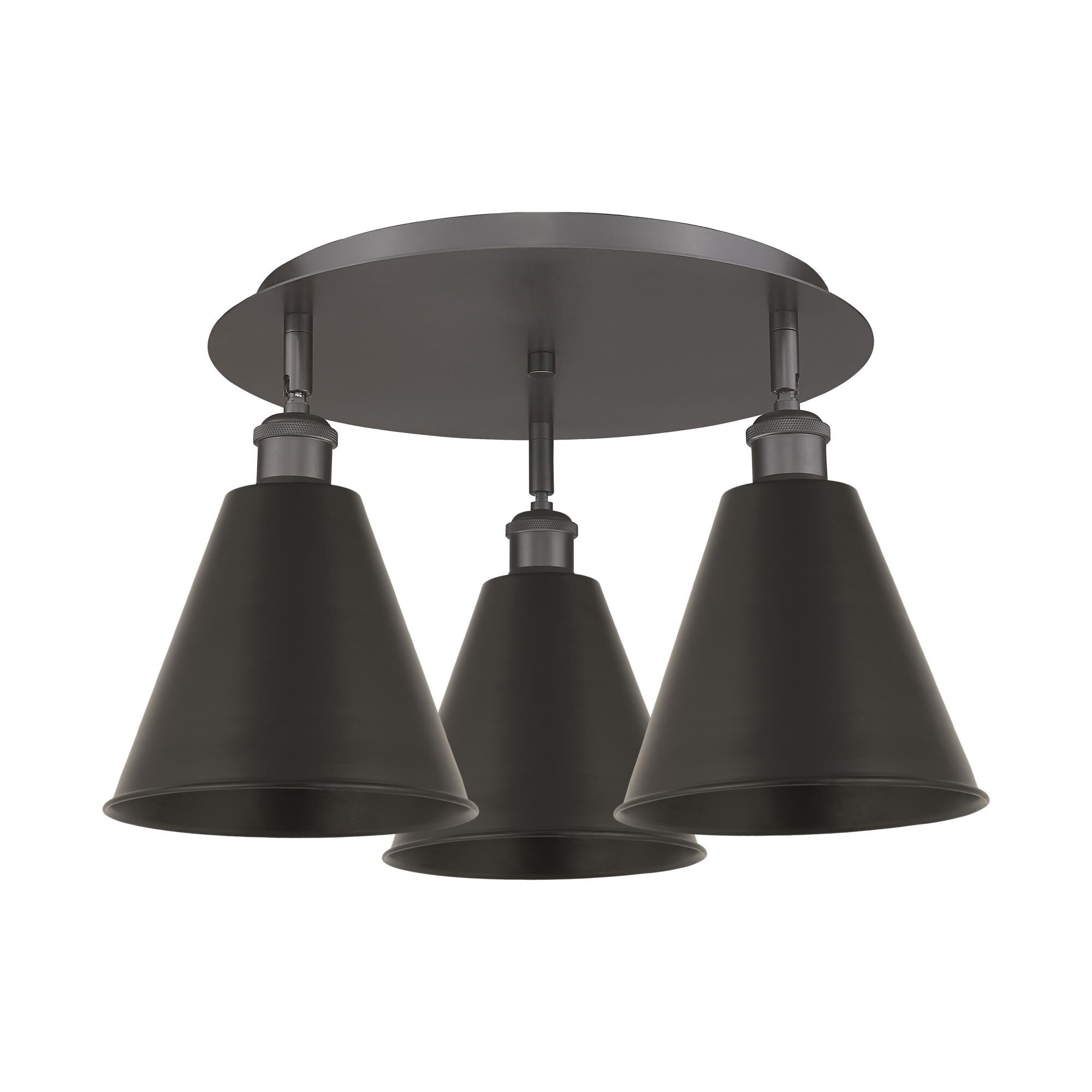 Bruno Marashlian Ballston Cone 20 Inch Flush Mount by Innovations Lighting