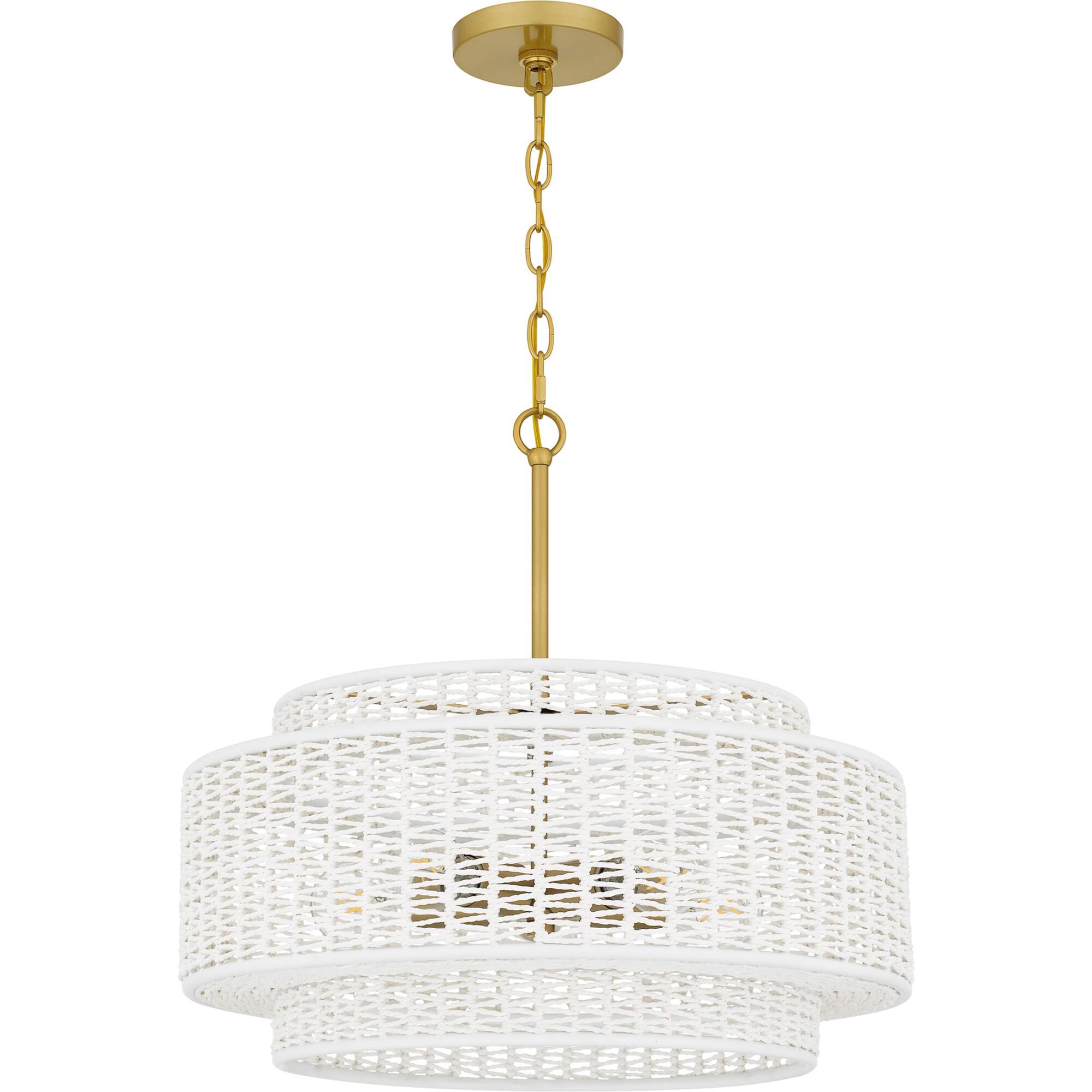 Teton 20 Inch Mini Chandelier by Quoizel